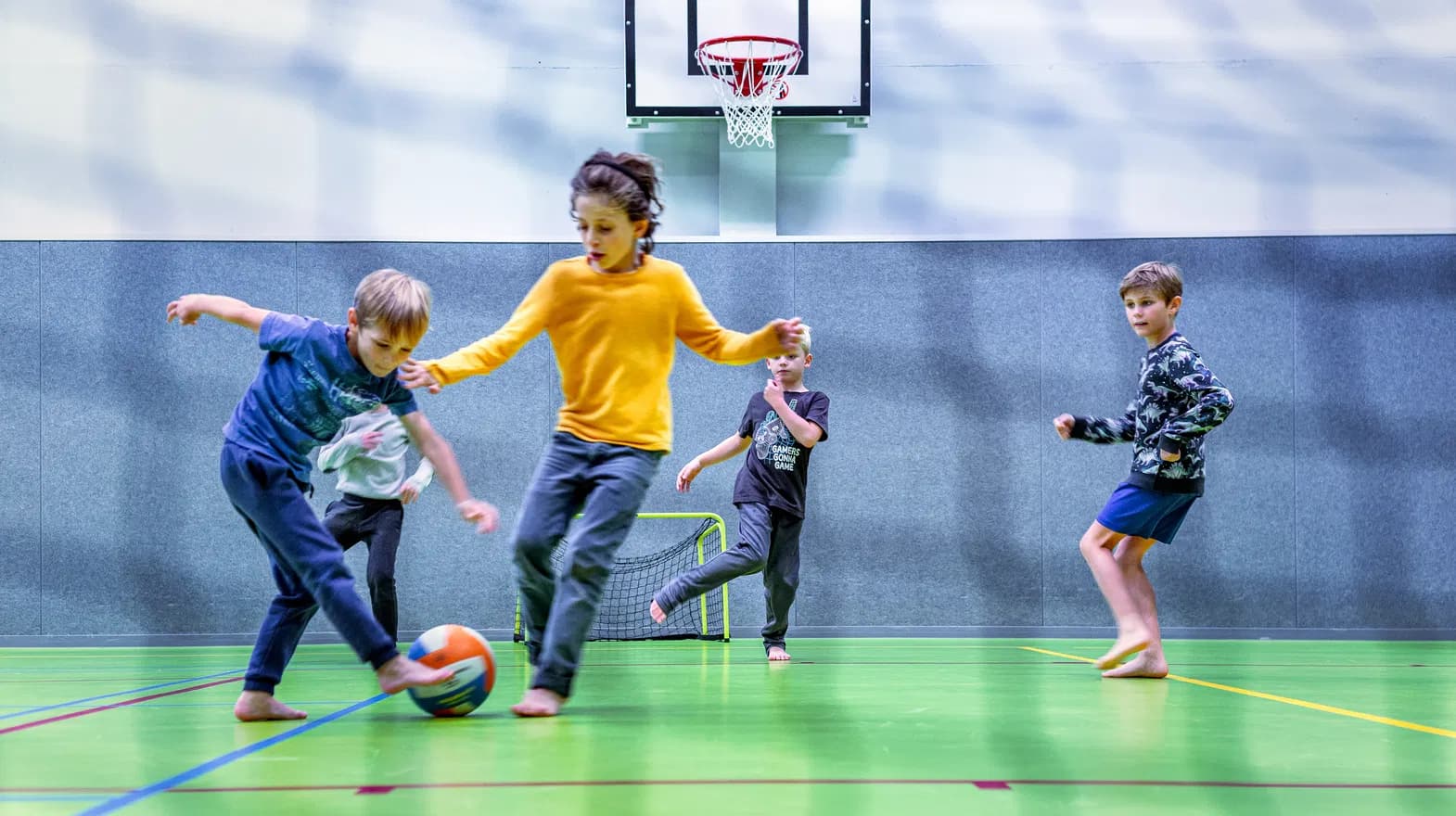 BSO - standaard - kinderen - sporten - voetballen