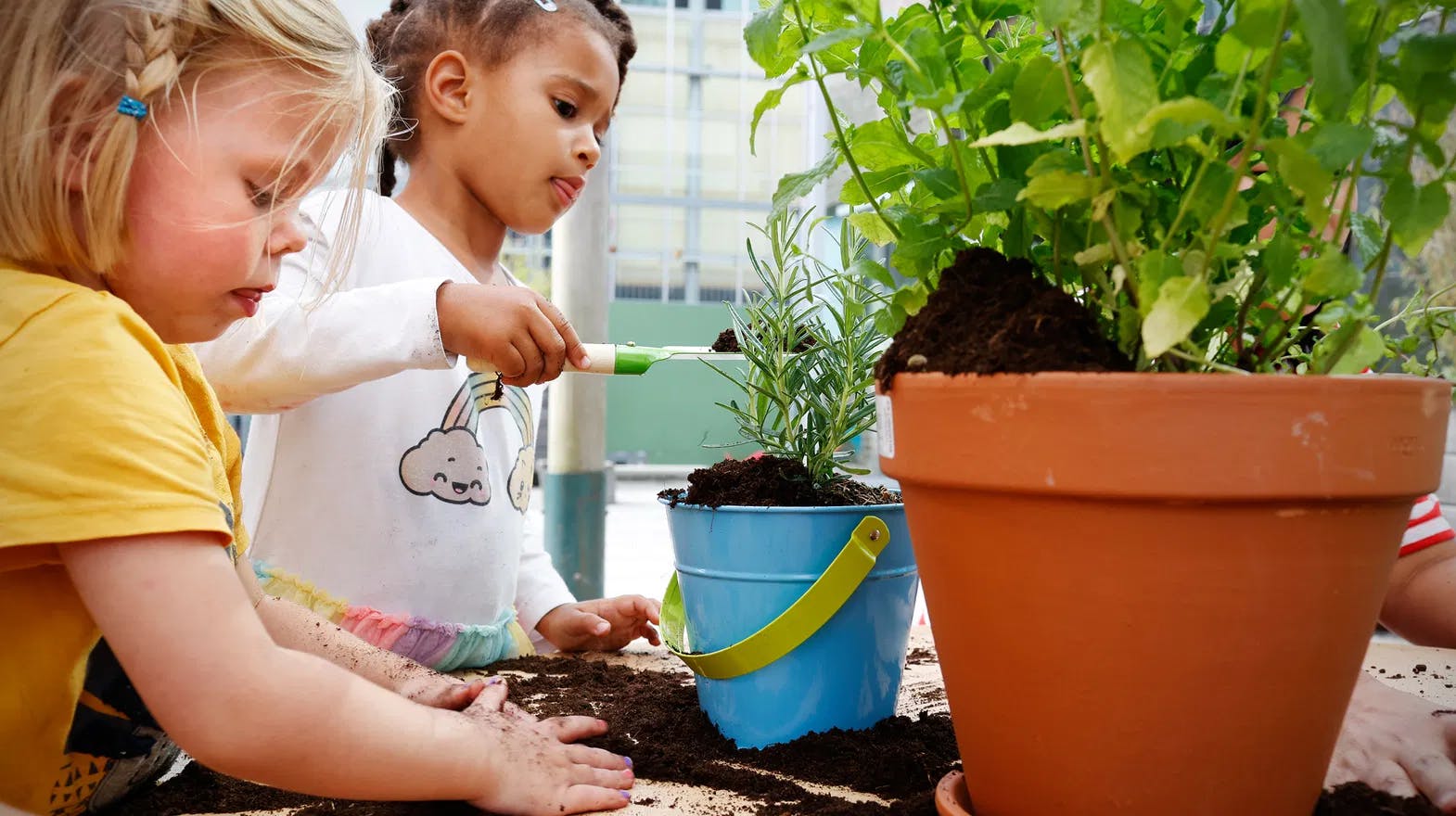 PG - standaard - kinderen - tuinieren