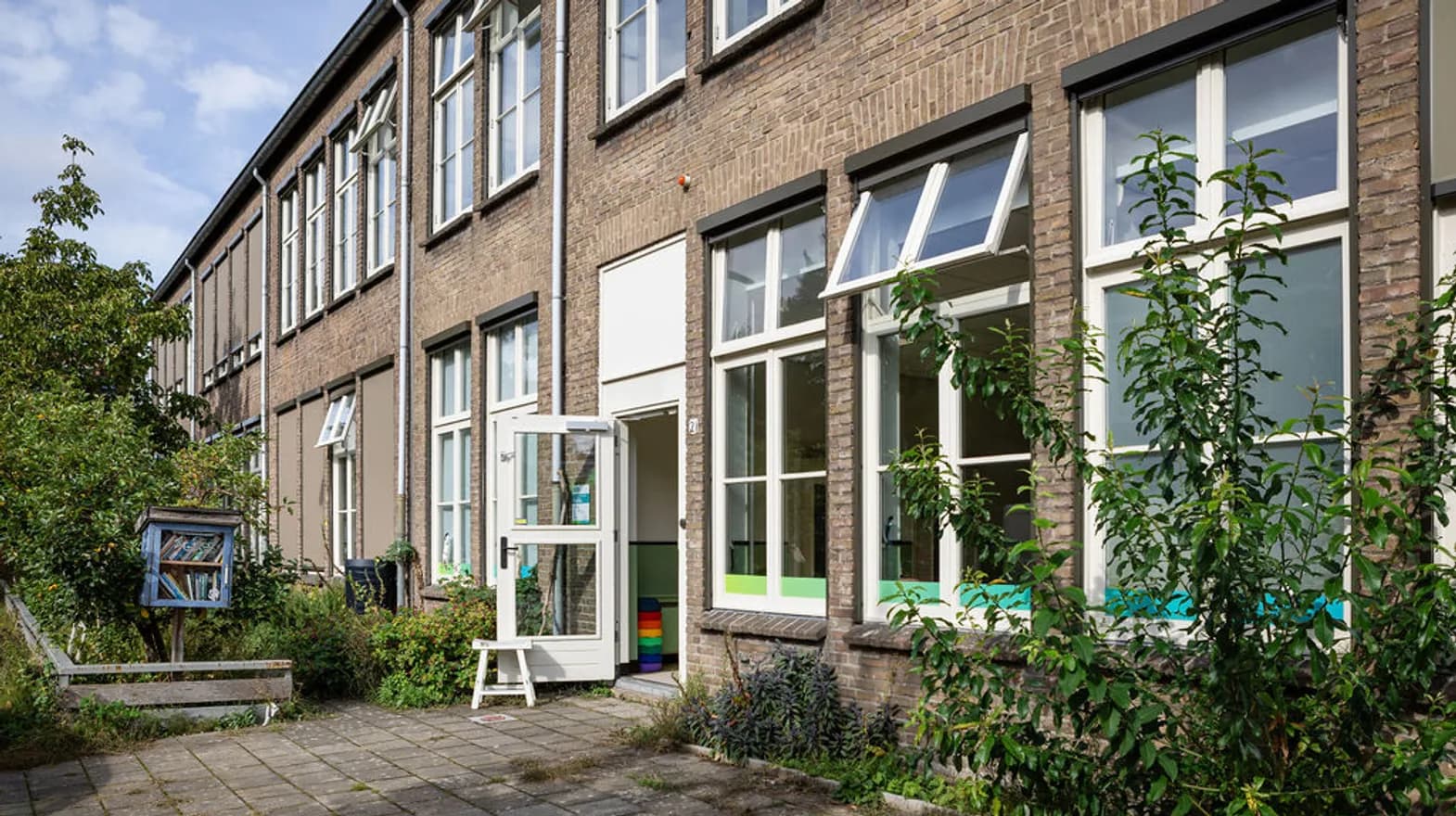 Buitenruimte van KDV Cartesius, Kind&co ludens