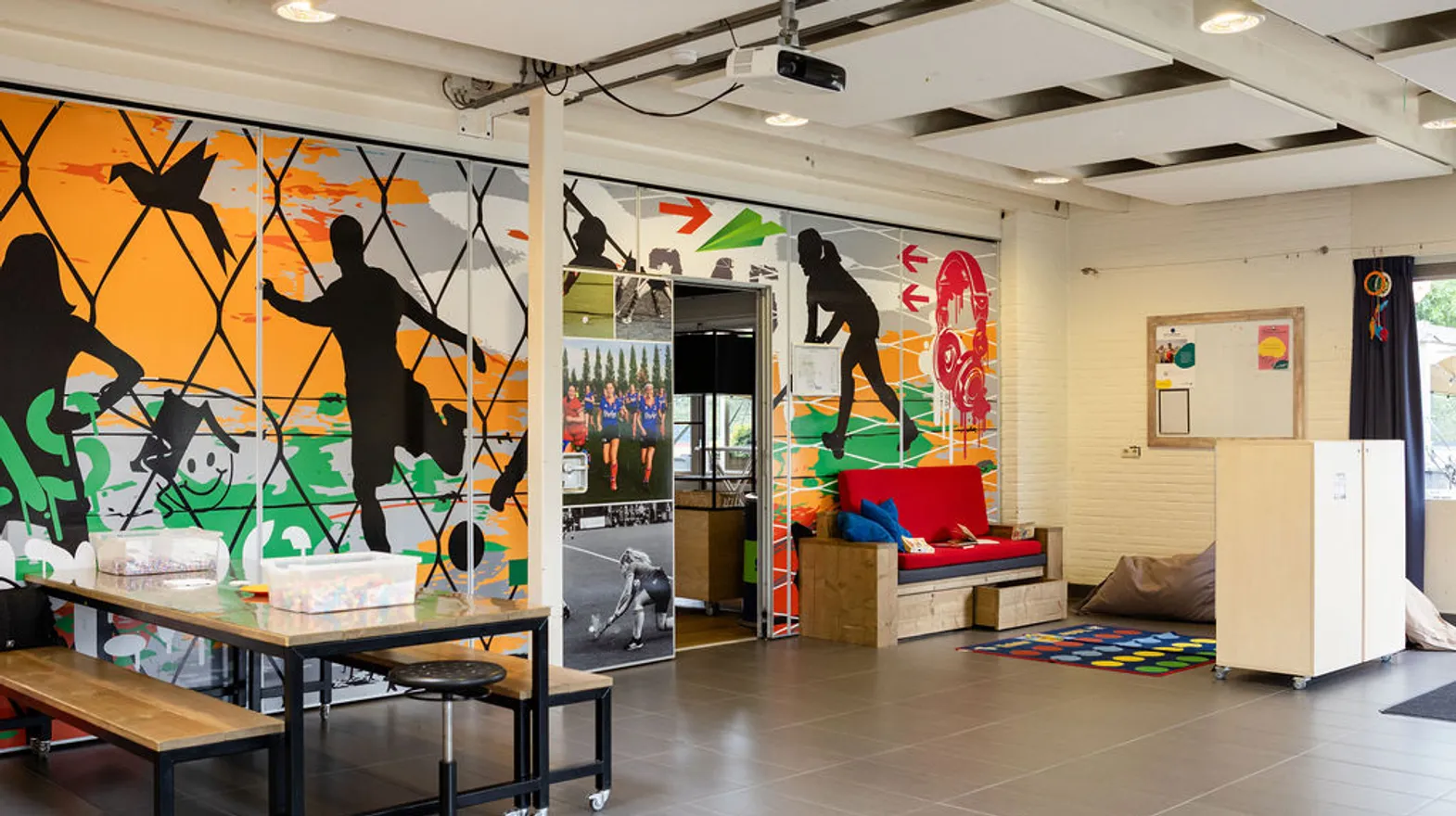 Binnenruimte BSO Grashoppers Maarssen Kind&co ludens