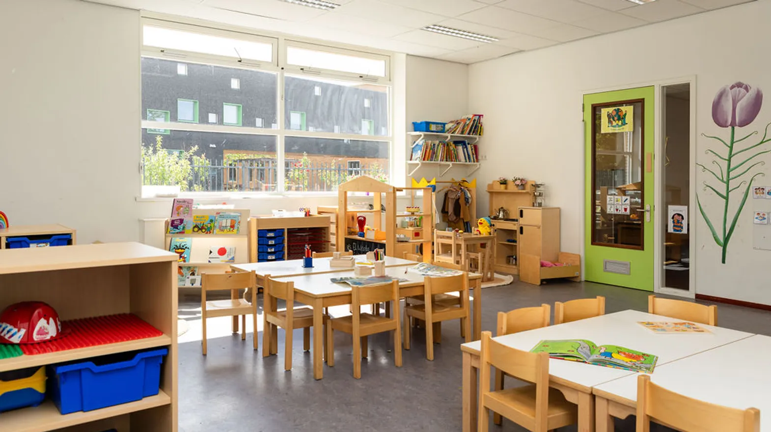 Verschillende speelhoeken bij peuteropvang El Warda bij kinderopvang Kind&co Ludens