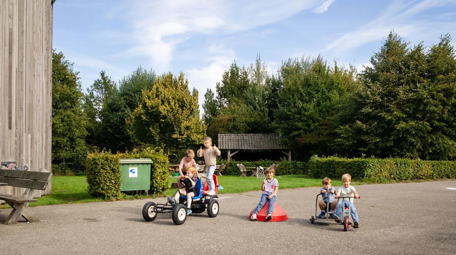 Buiteruimte BSO Gouddelvers Vleuten Kind&co ludens