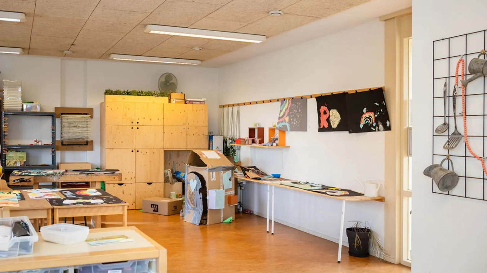 Binnenruimte van BSO Bergbeklimmers, Kind&co ludens