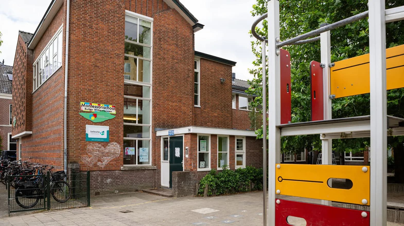 Buitenruimte van BSO Bellewite, Kind&co ludens