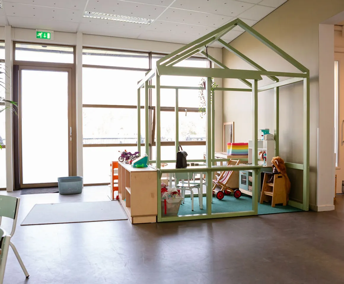 De speelhoek van buitenschoolse opvang IJsbeer, kinderopvang Kind&co ludens
