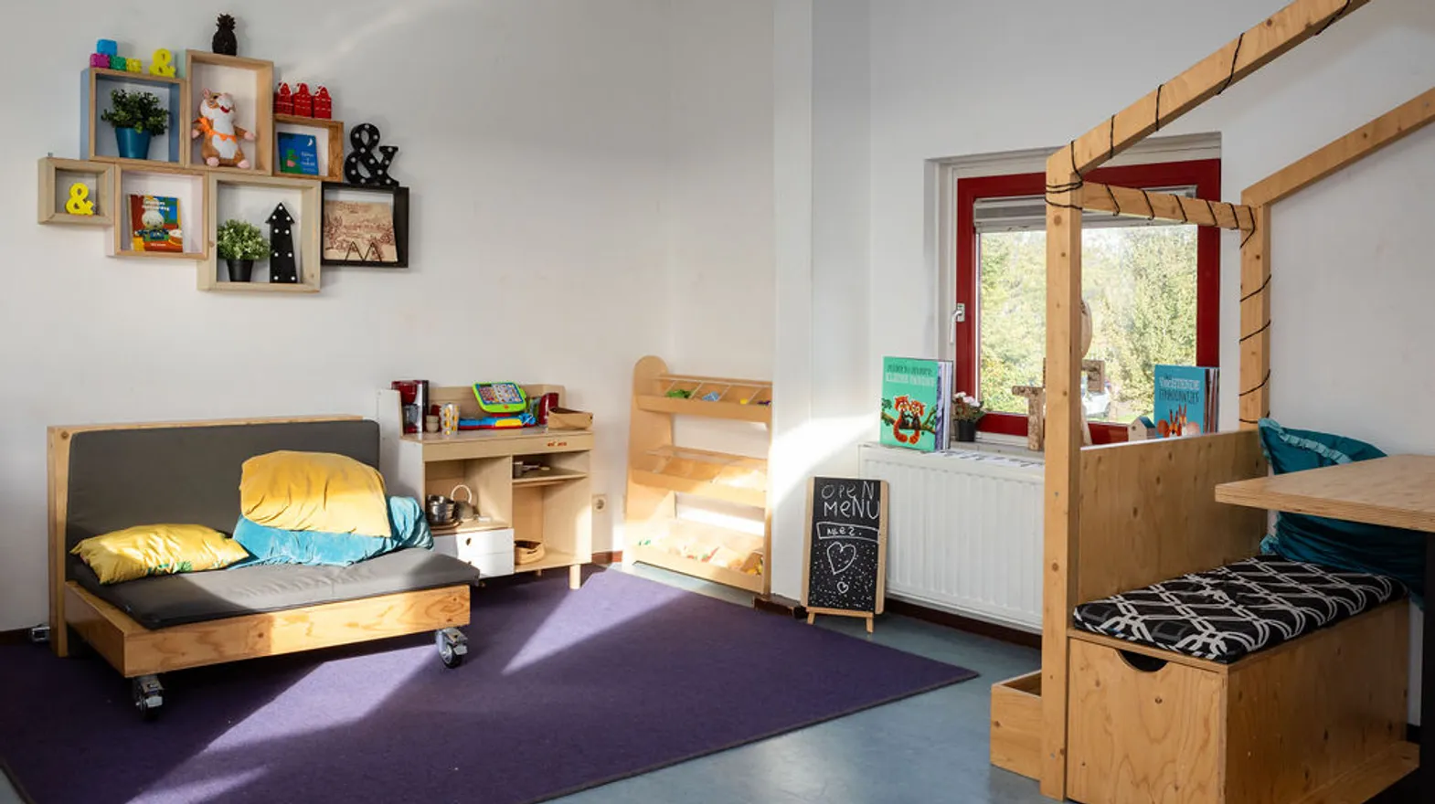 Binnenruimte BSO Touwladder Wilnis Kind&co ludens