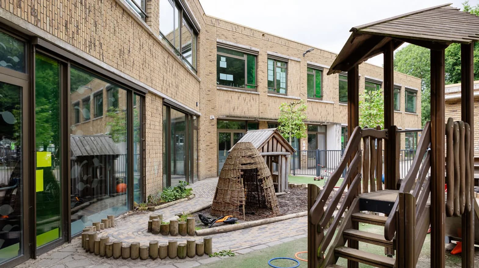 Buitenspeelruimte bij PO Gagel Kind&co ludens