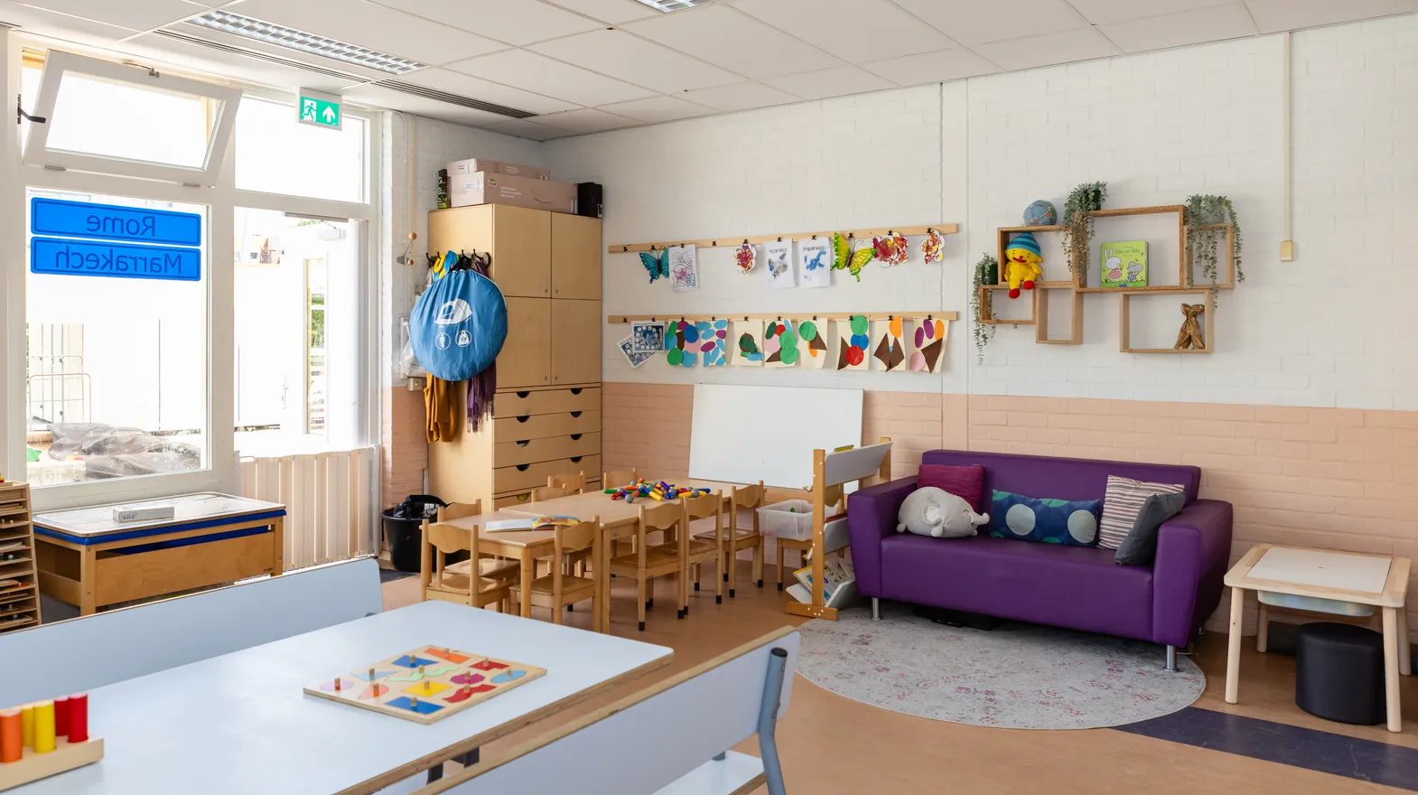 Binnenruimte van PO Hart van Noord in Utrecht Kind&co ludens
