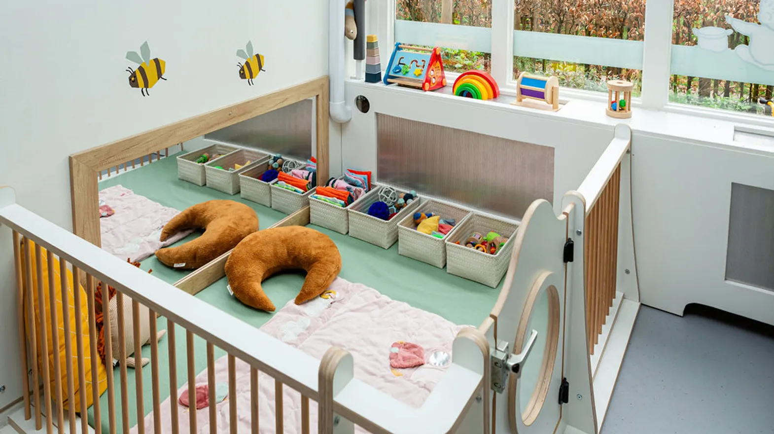 De babyhoek van kinderdagverblijf Nijntje, kinderopvang Kind&co ludens