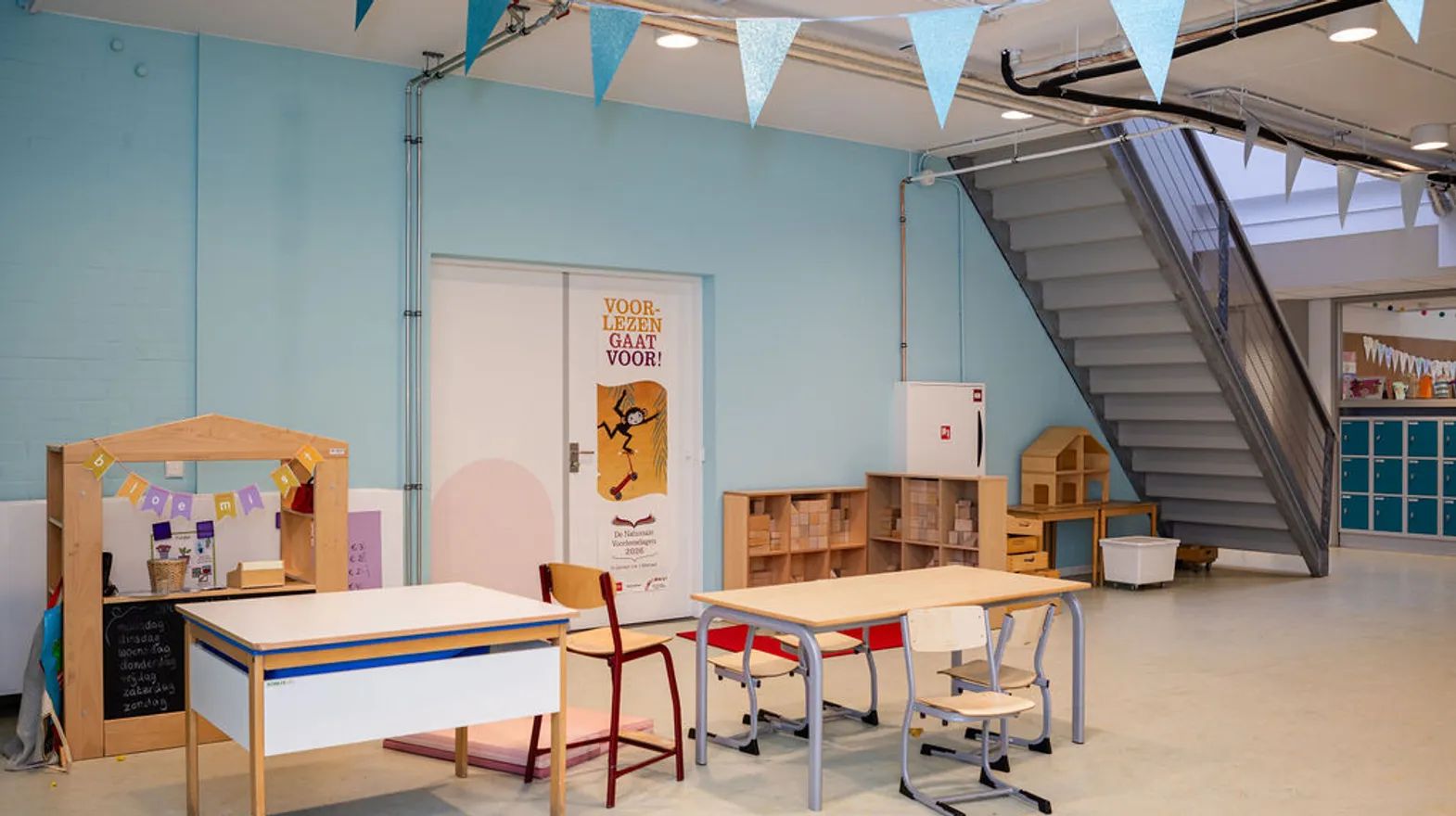 Binnenruimte van PO De Kleine Poort, Kind&co ludens