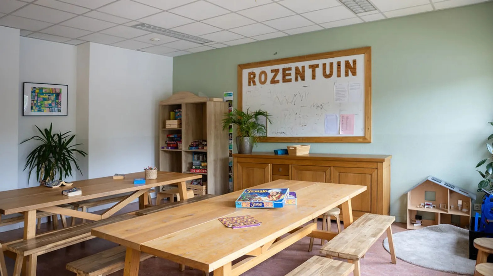 De groepsruimte van buitenschoolse opvang Cremertuin bij kinderopvang Kind&co Ludens