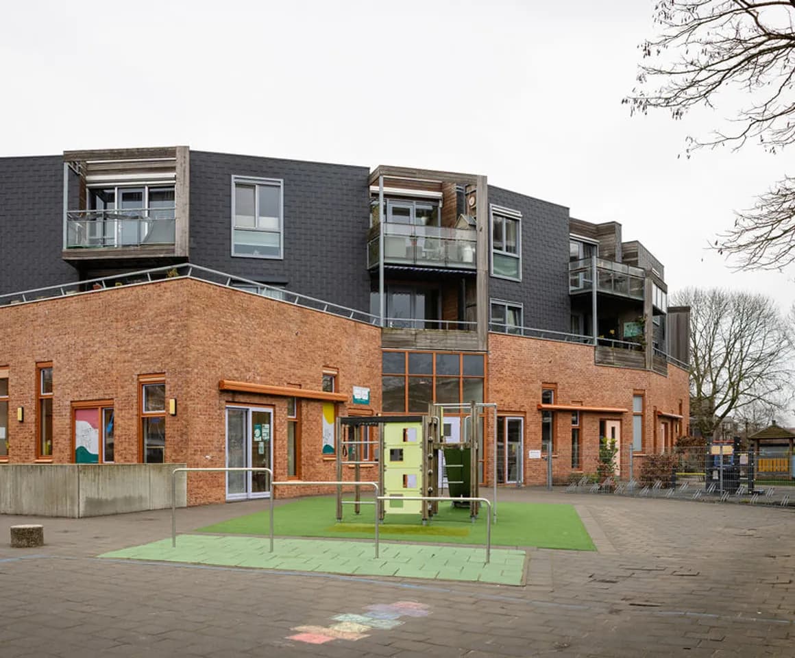 Buitenruimte van PO Kloddertje, Kind&co ludens