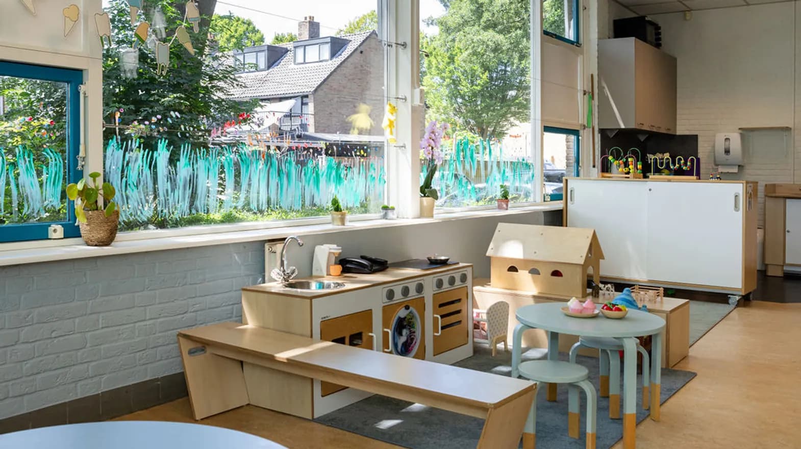 Binnenruimte van PO Klimladder, Kind&co ludens