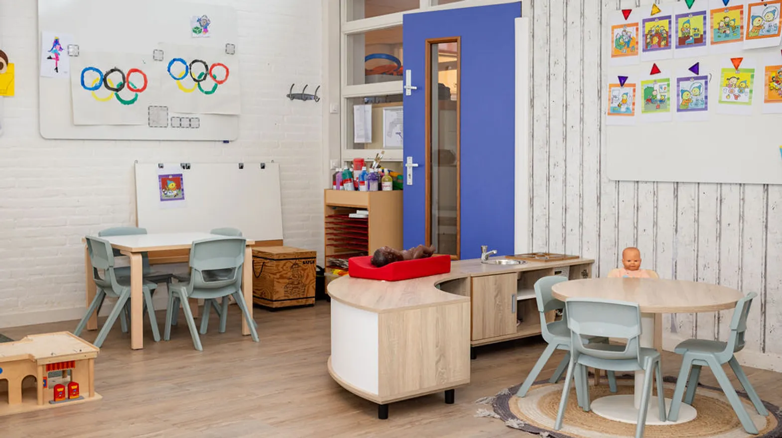 Binnenruimte van PO Haventje, Kind&co ludens