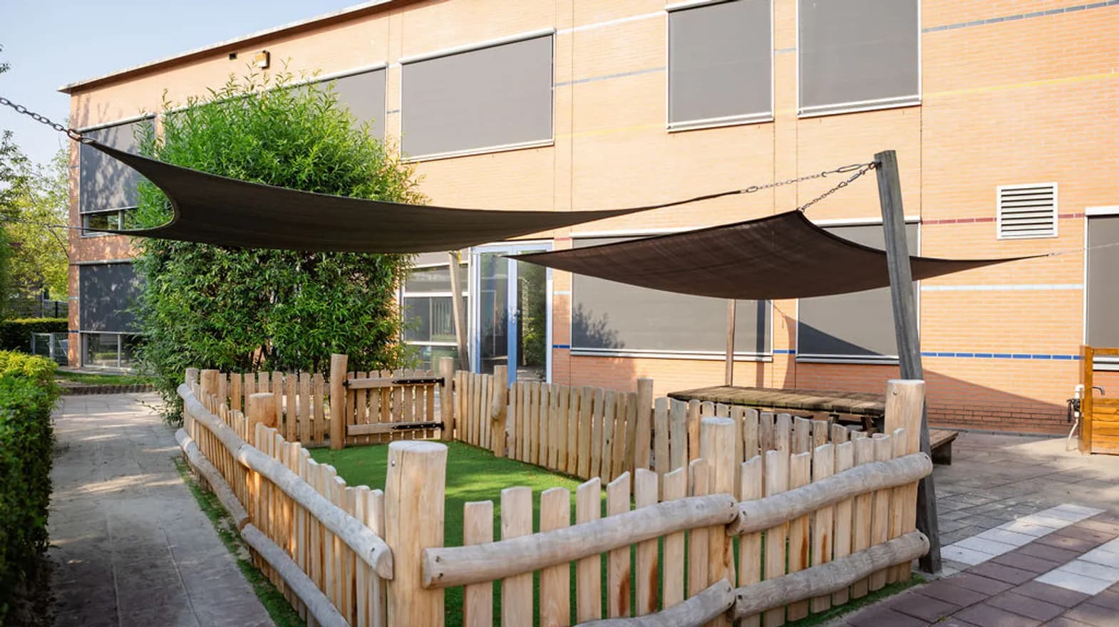 Buitenruimte KDV Piet Mondriaan Abcoude Kind&co ludens