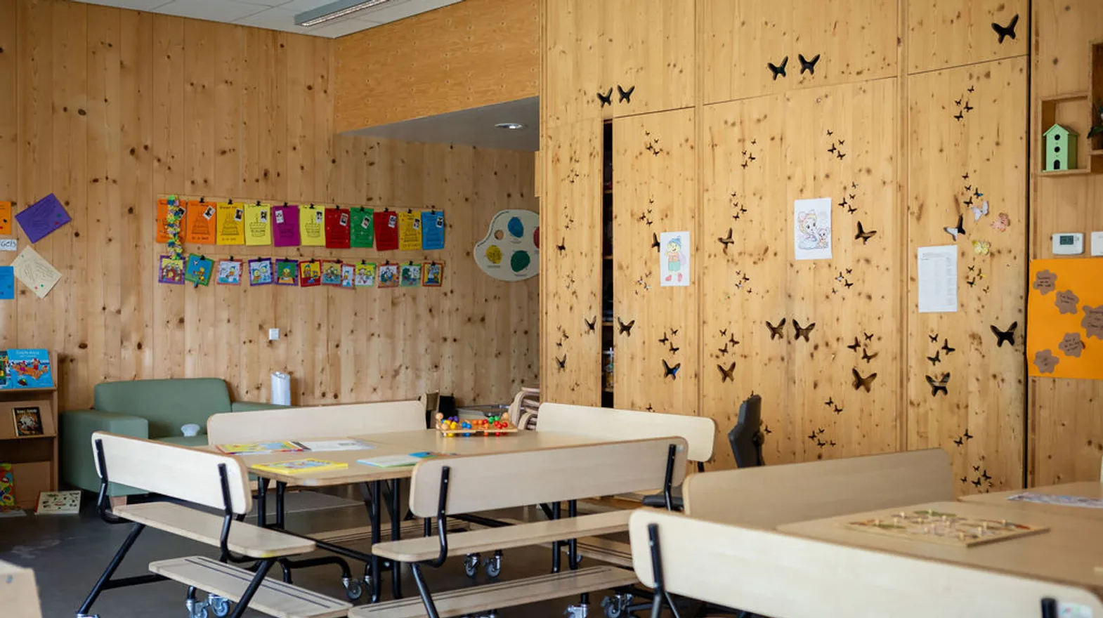 Binnenruimte BSO Anne Frank Utrecht Kind&co ludens