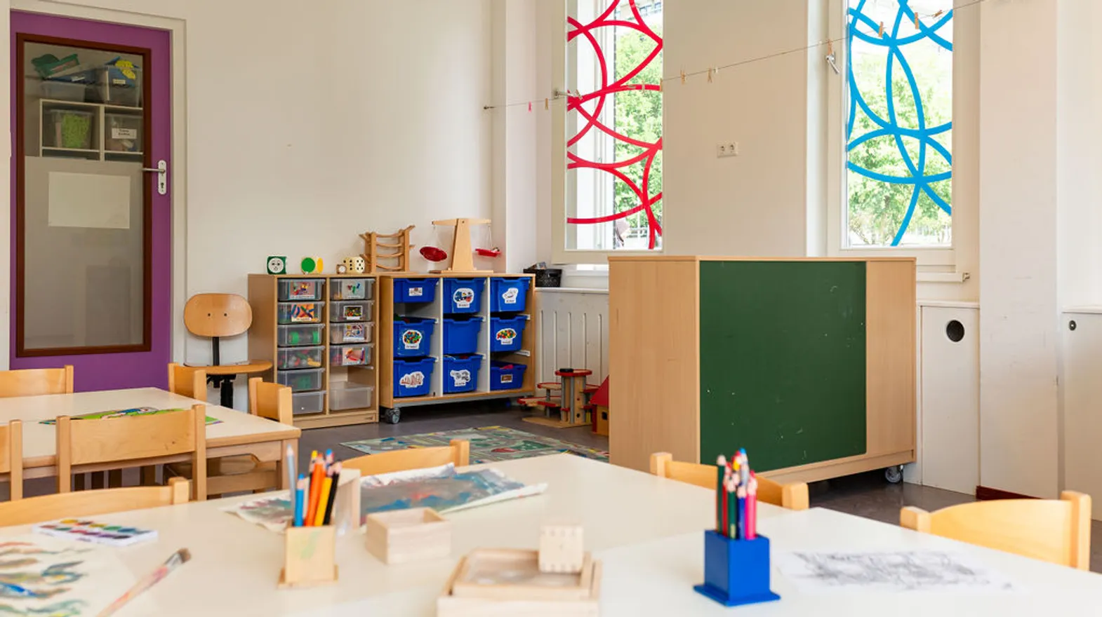 Verschillende speelhoeken bij peuteropvang El Warda bij kinderopvang Kind&co Ludens
