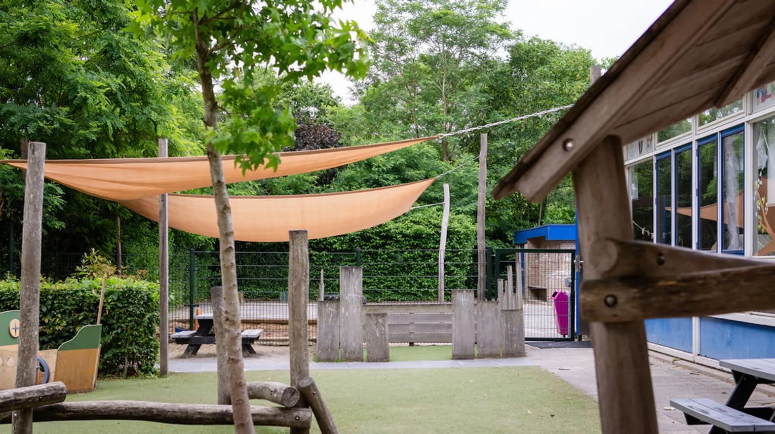 Buitenruimte KDV Batau Nieuwegein Kind&co ludens