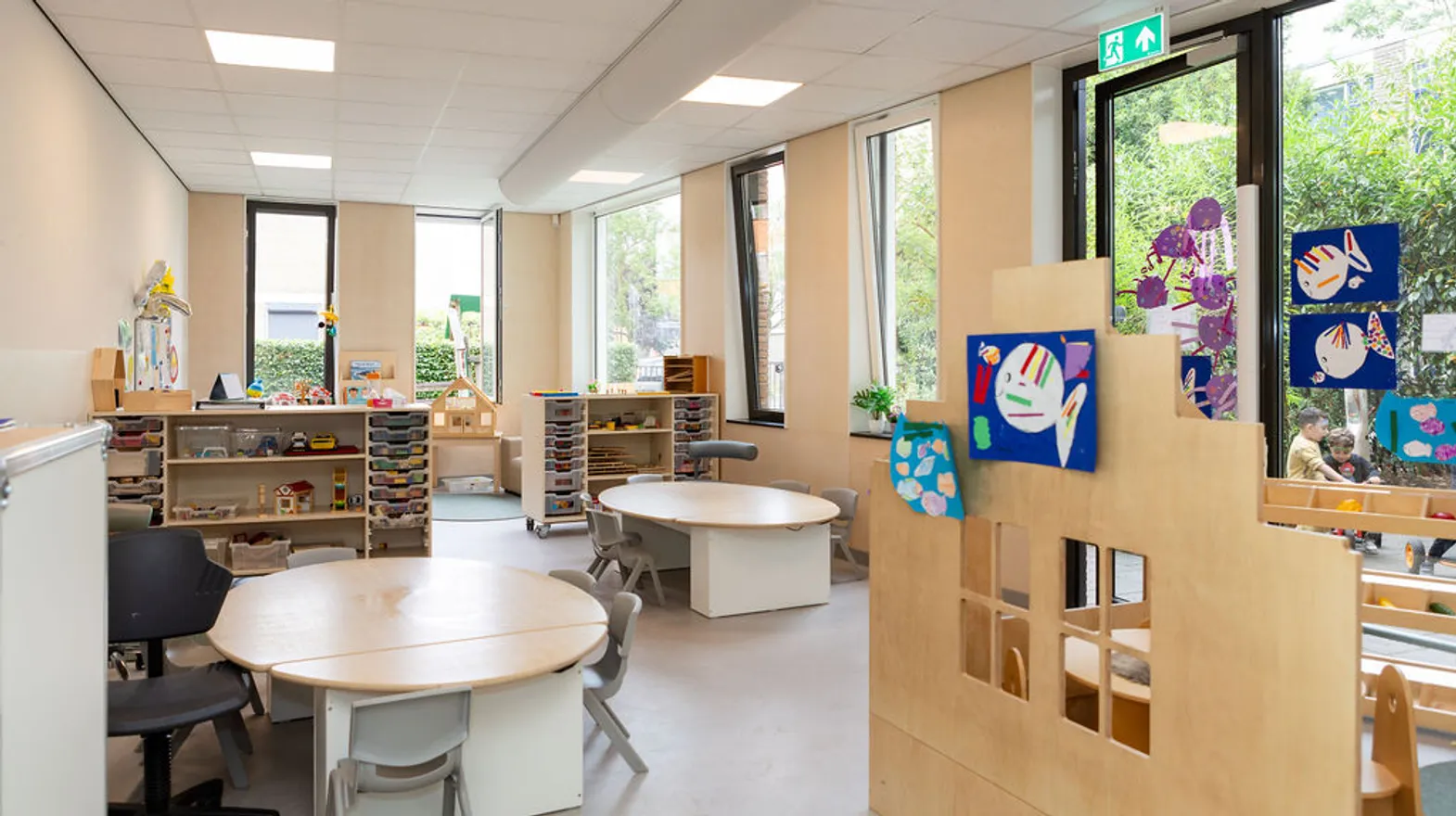 Binnenruimte van PO Joannes 23 in Utrecht van Kind&co ludens