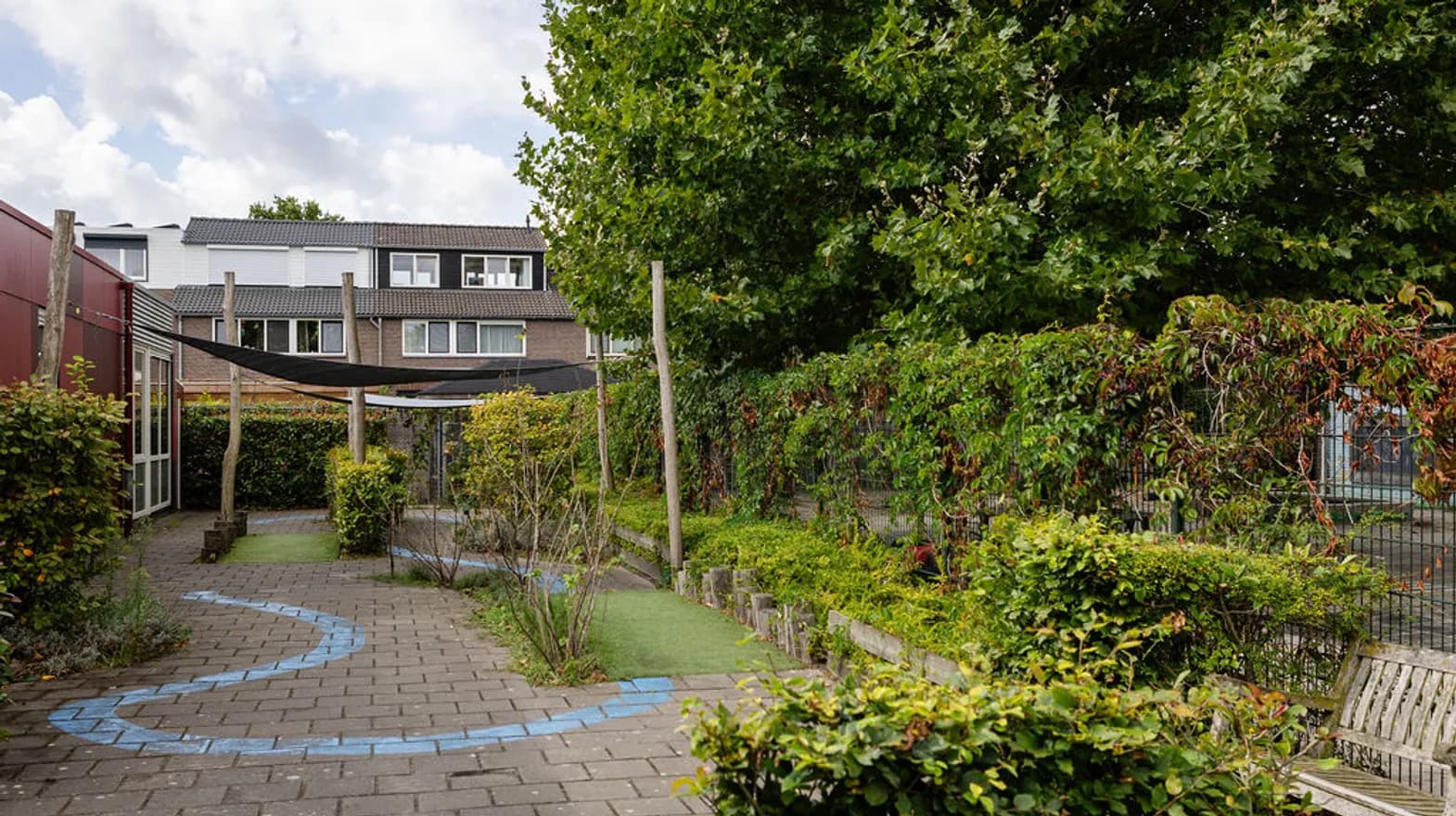 Buitenruimte KDV Kwibus Maarssen Kind&co ludens