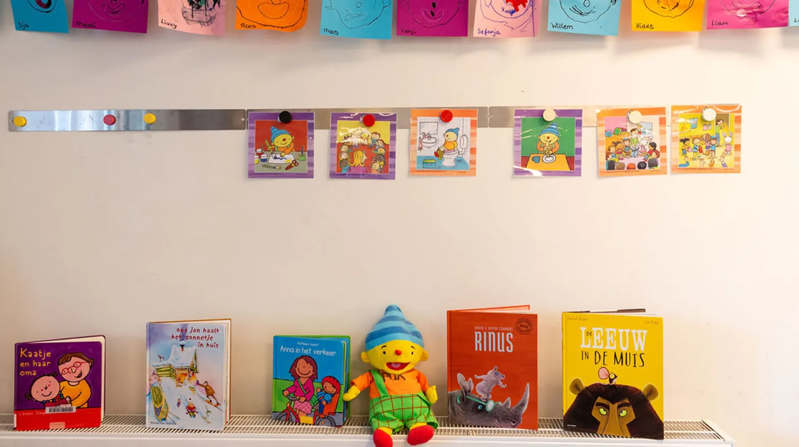 De Uk en Puk hoek bij peuteropvang Piraatje, kinderopvang Kind&co Ludens