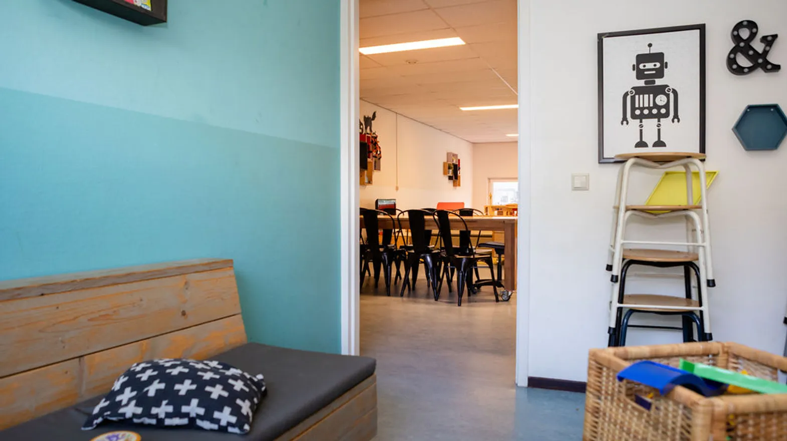 Binnenruimte BSO Touwladder Wilnis Kind&co ludens