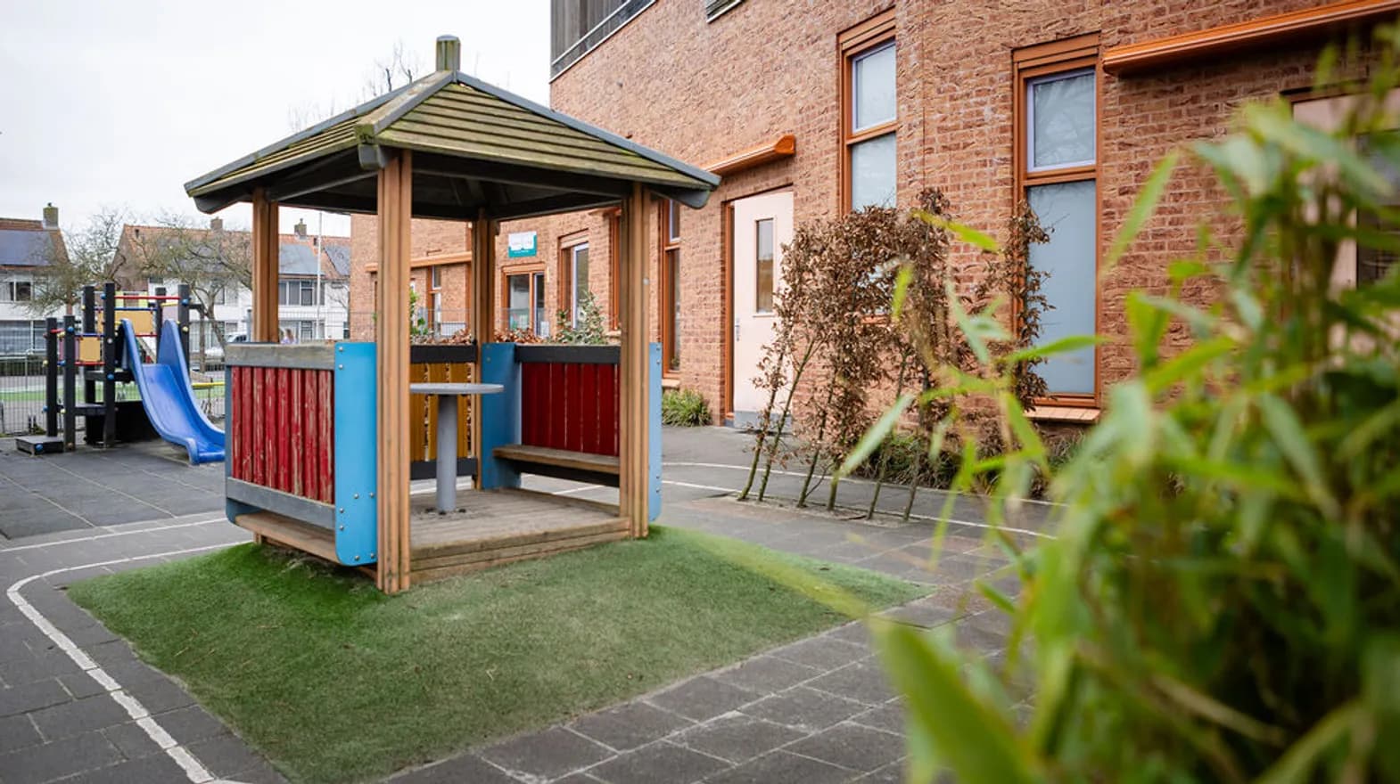 Buitenruimte van PO Kloddertje, Kind&co ludens