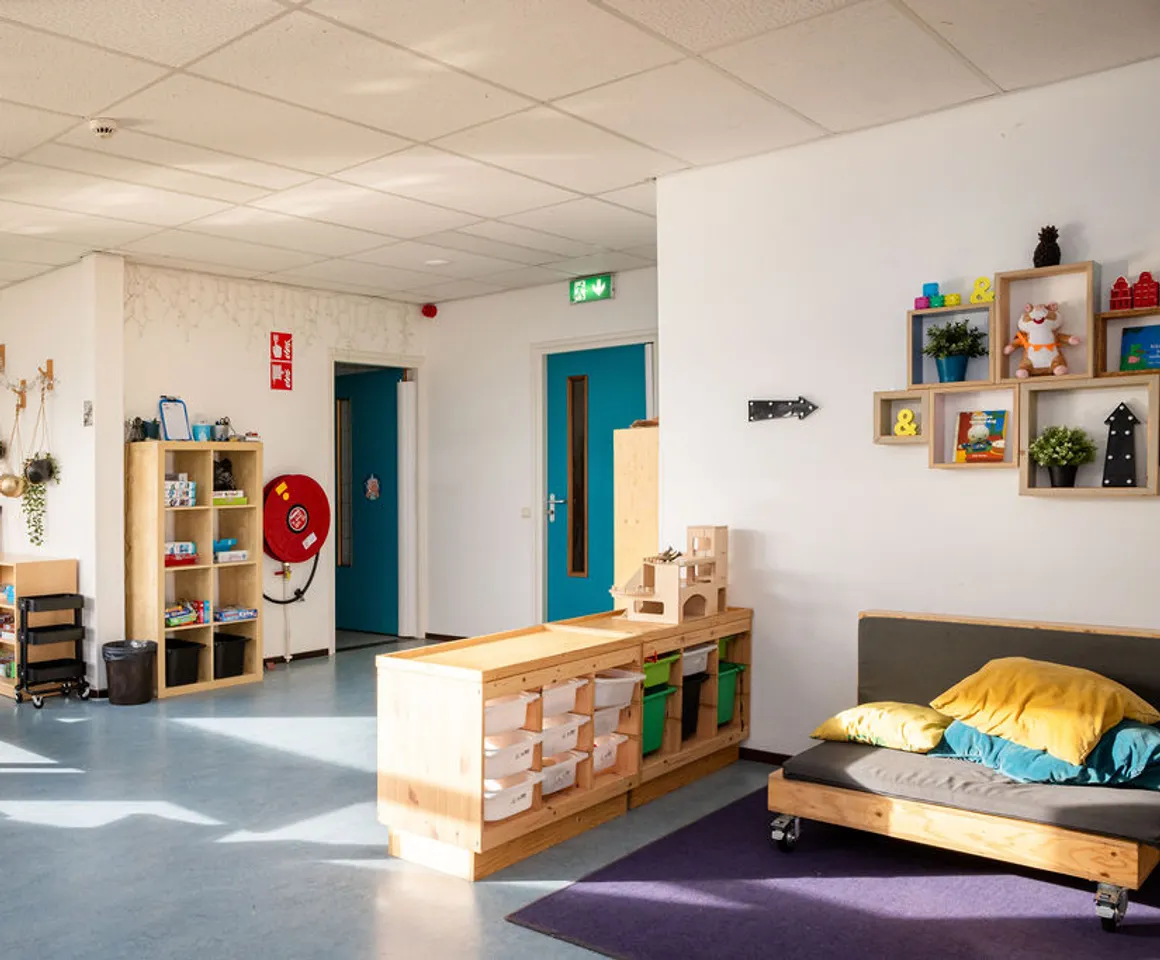 Binnenruimte BSO Touwladder Wilnis Kind&co ludens