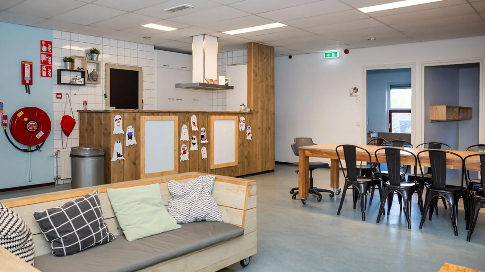 Binnenruimte BSO Touwladder Wilnis Kind&co ludens