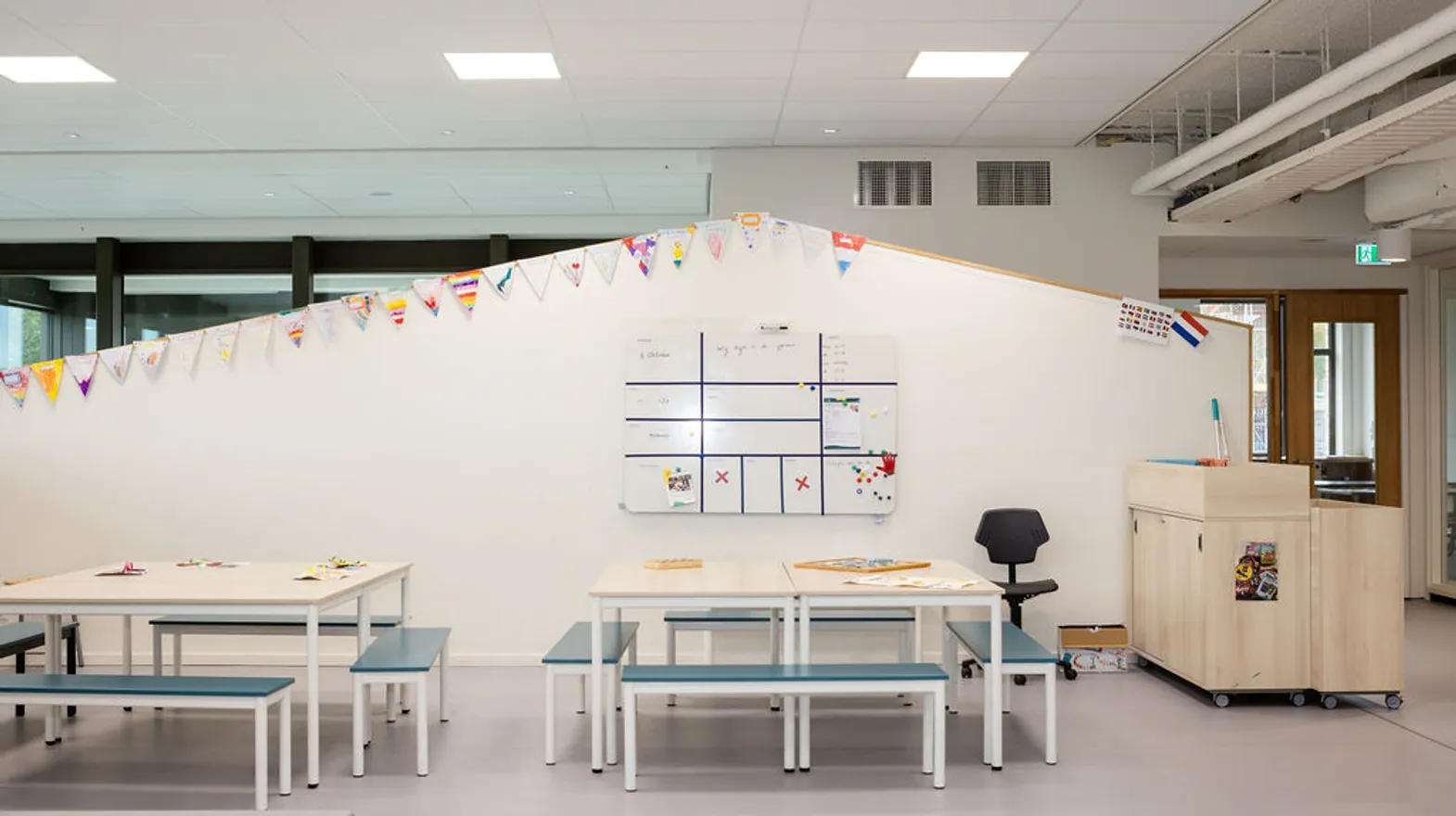 Binnenruimte BSO Atelier Diemen Kind&co ludens