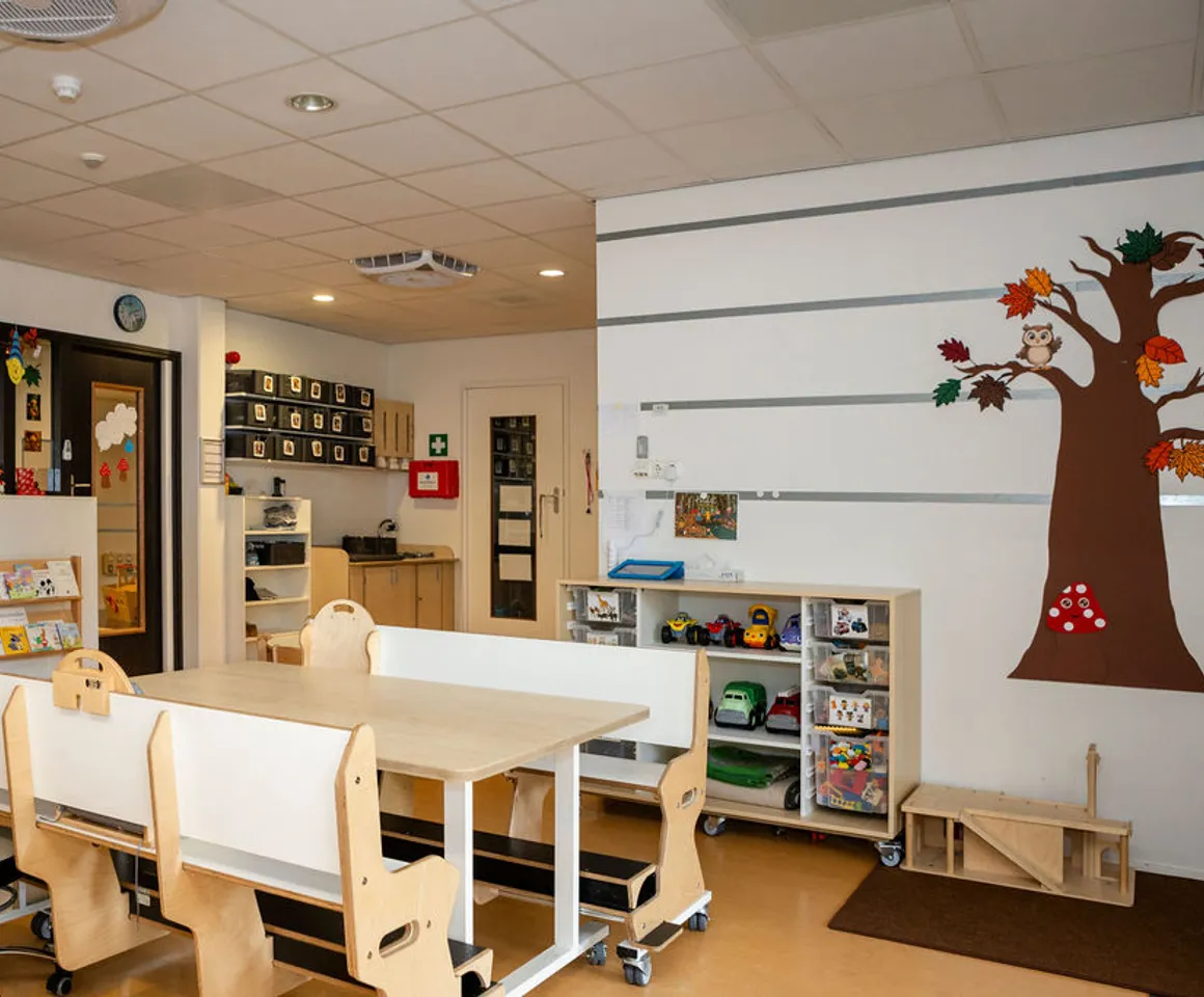 Binnenruimte KDV Speelrijk Weesp Kind&co ludens