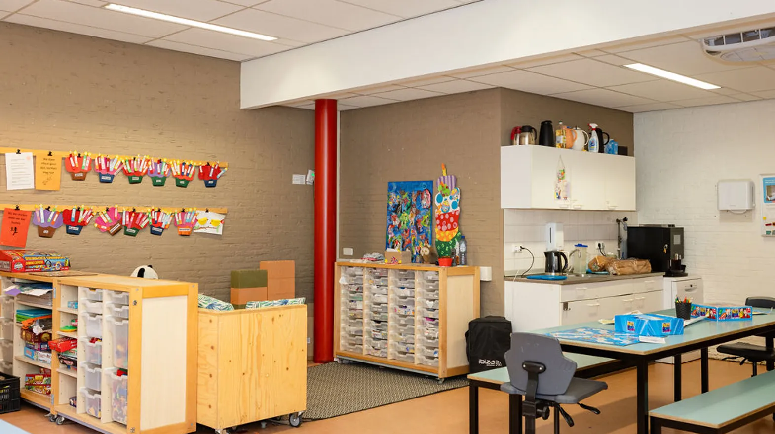 Binnenruimte BSO Spetters Maarssen Kind&co ludens