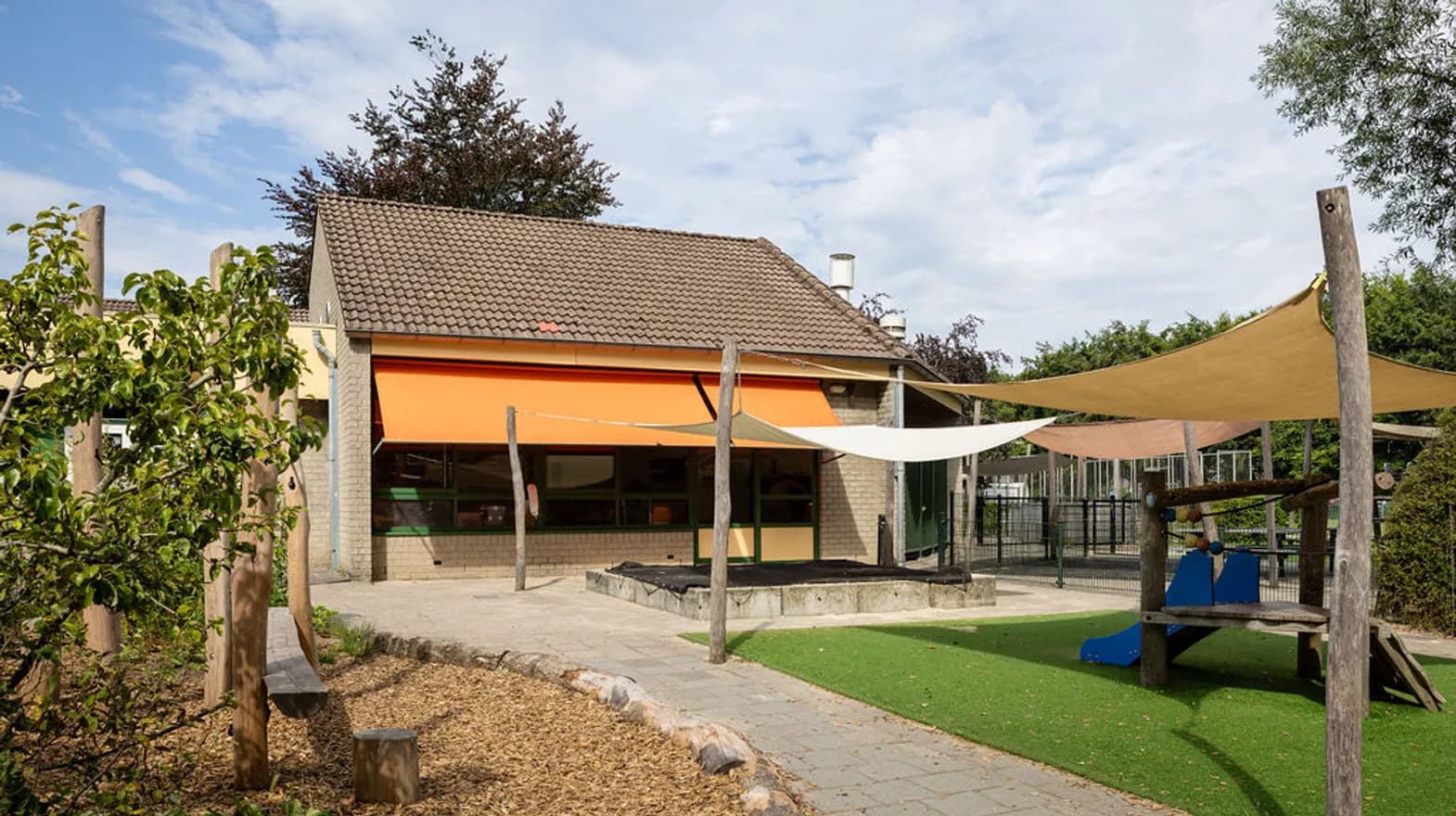 Buitenruimte KDV Waterwereld Nieuwegein Kind&co ludens