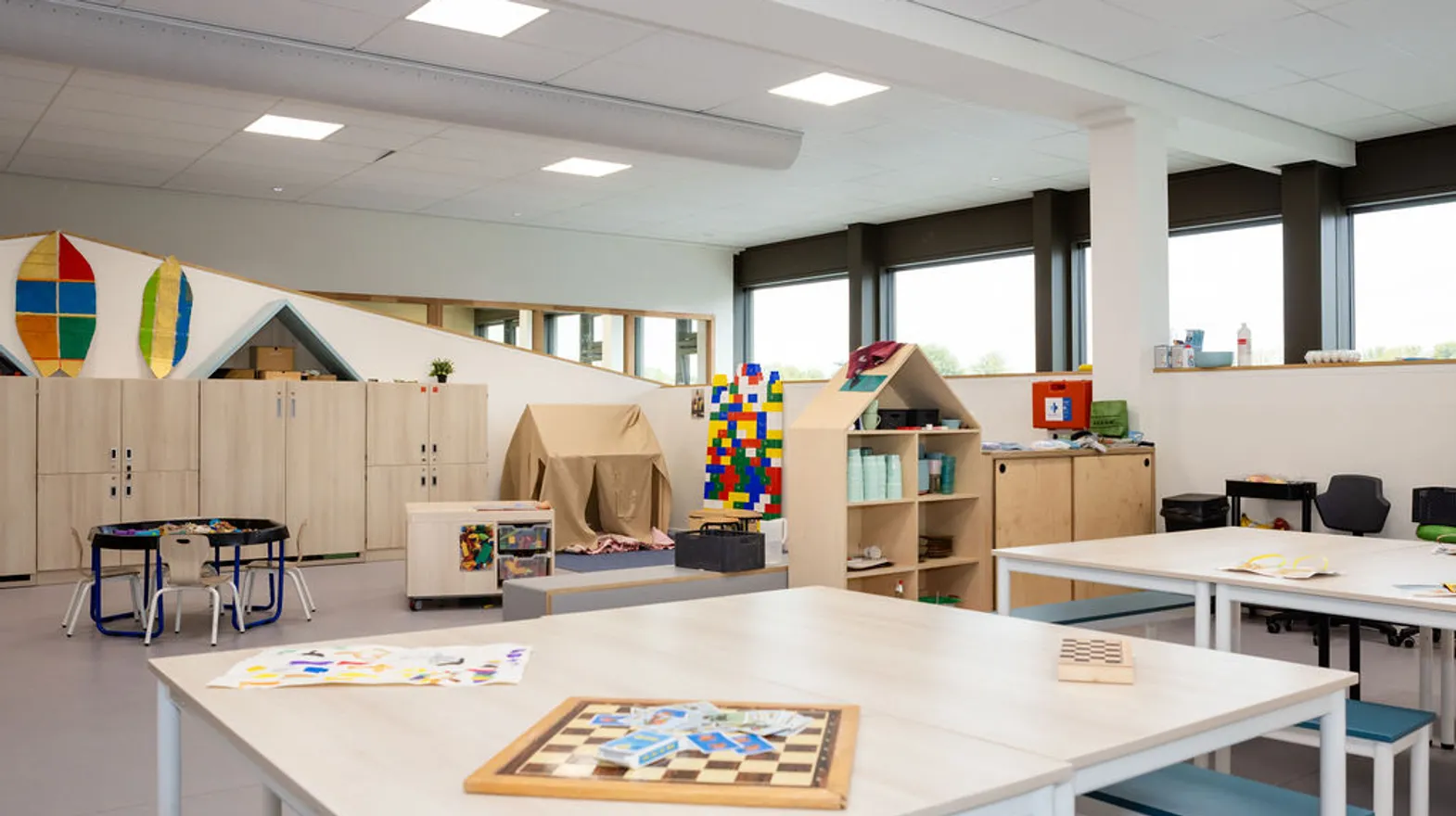 Binnenruimte BSO Atelier Diemen Kind&co ludens