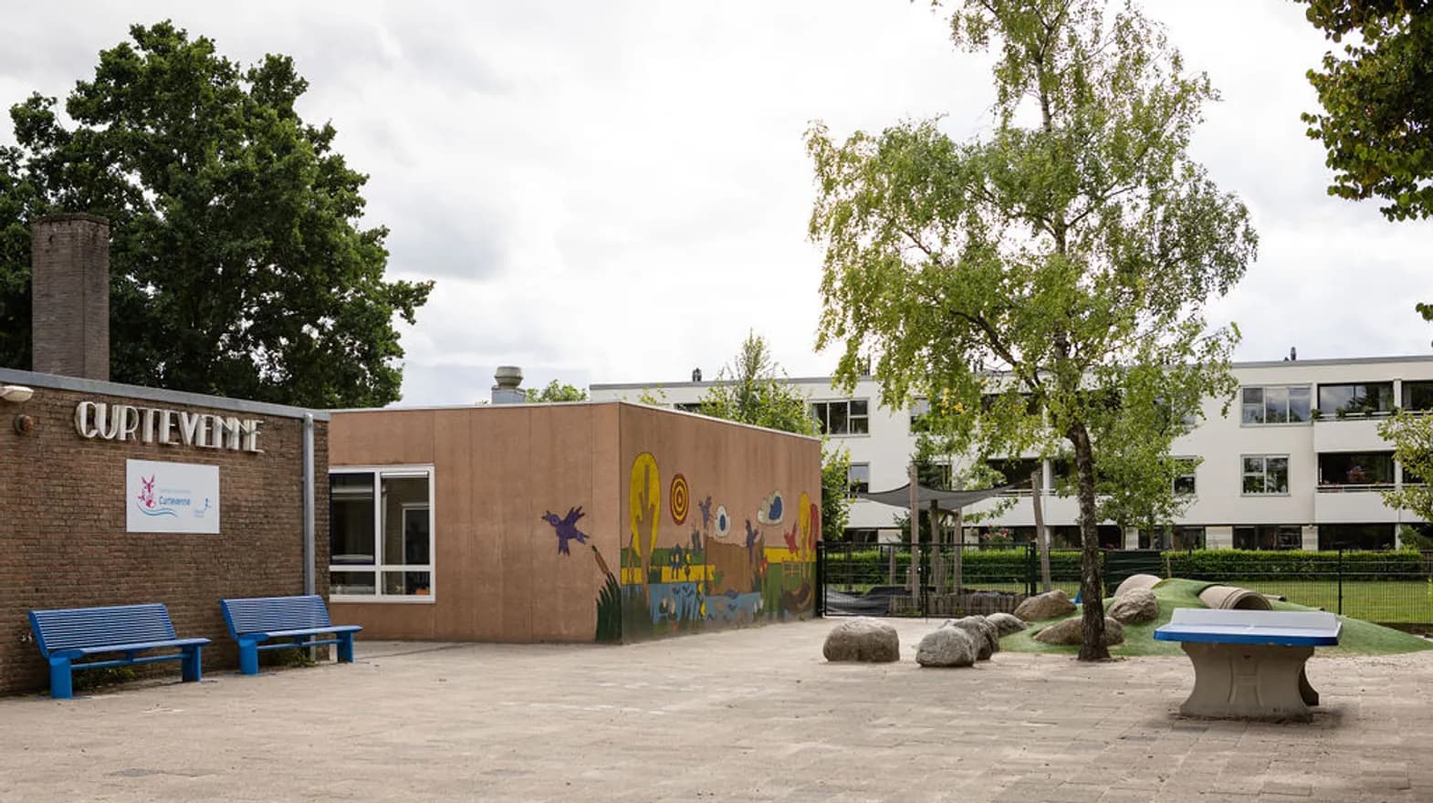 Voorgevel BSO Curtevenne Kortenhoef Kind&co ludens