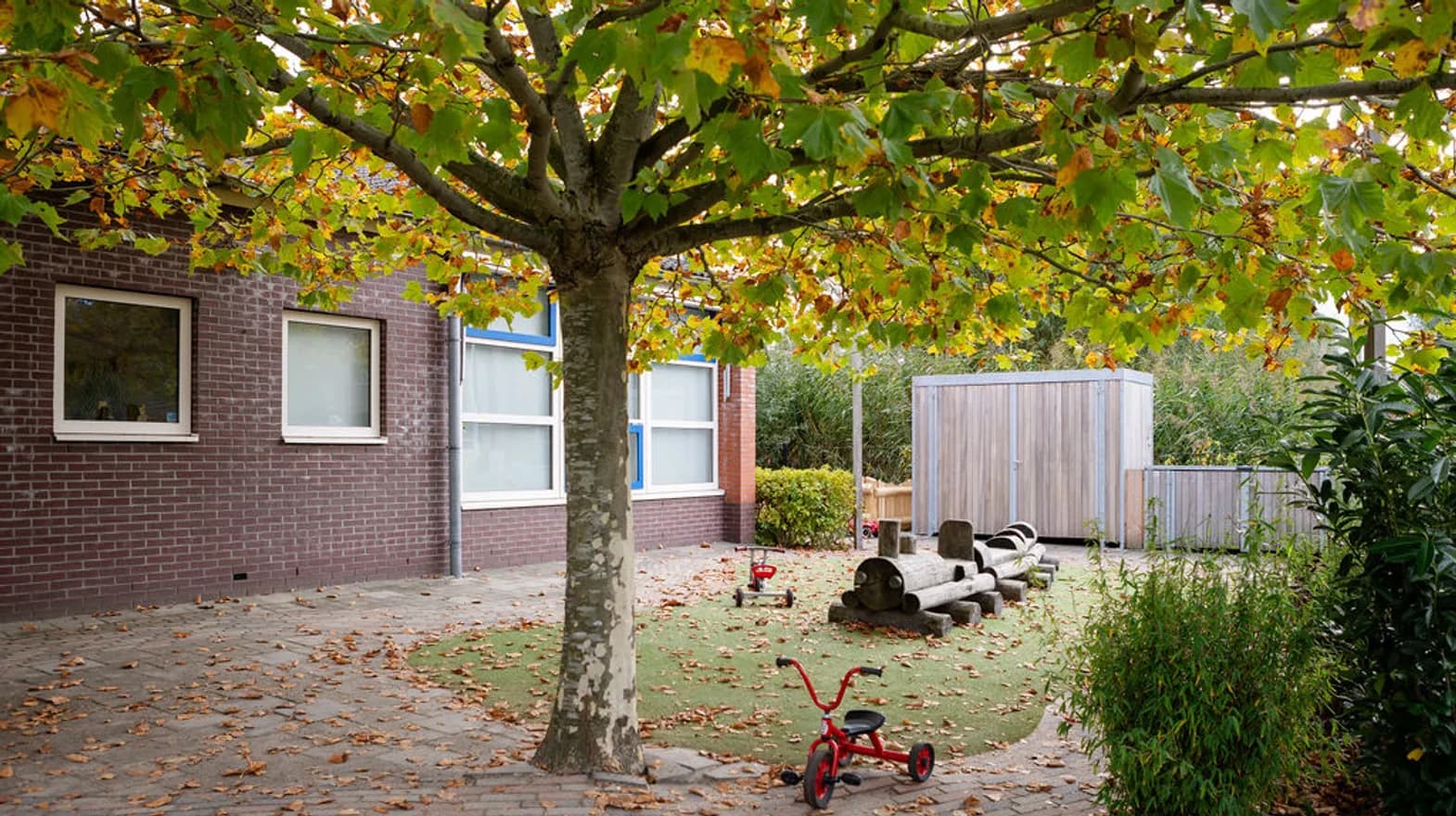 Buitenruimte KDV Vinkenrijk Vinkeveen Kind&co ludens