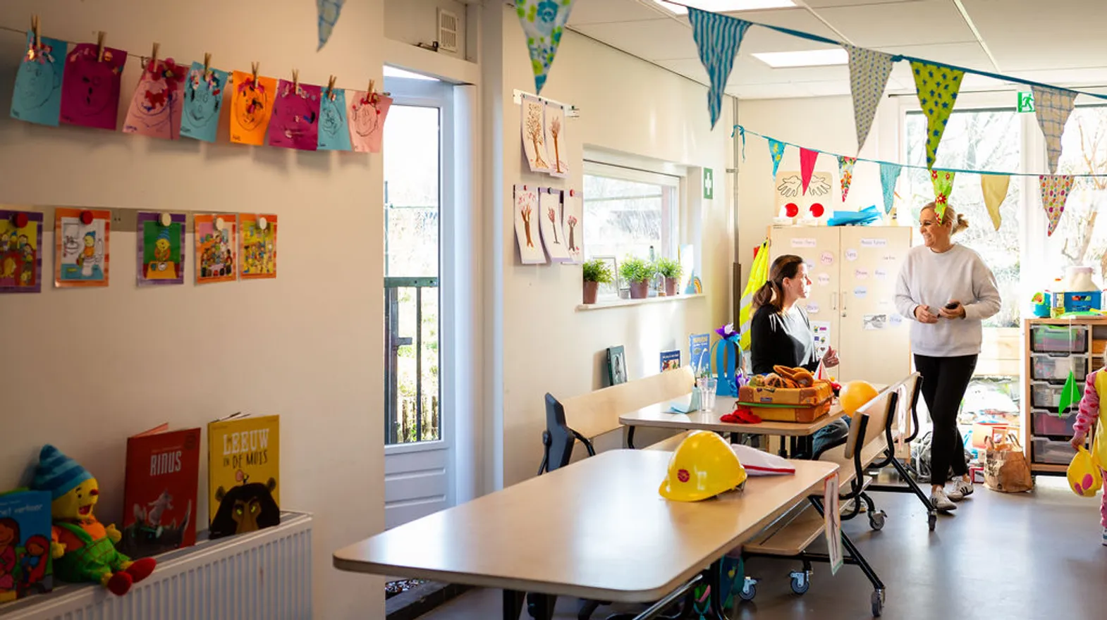 De groepsruimte van peuteropvang Piraatje, kinderopvang Kind&co Ludens