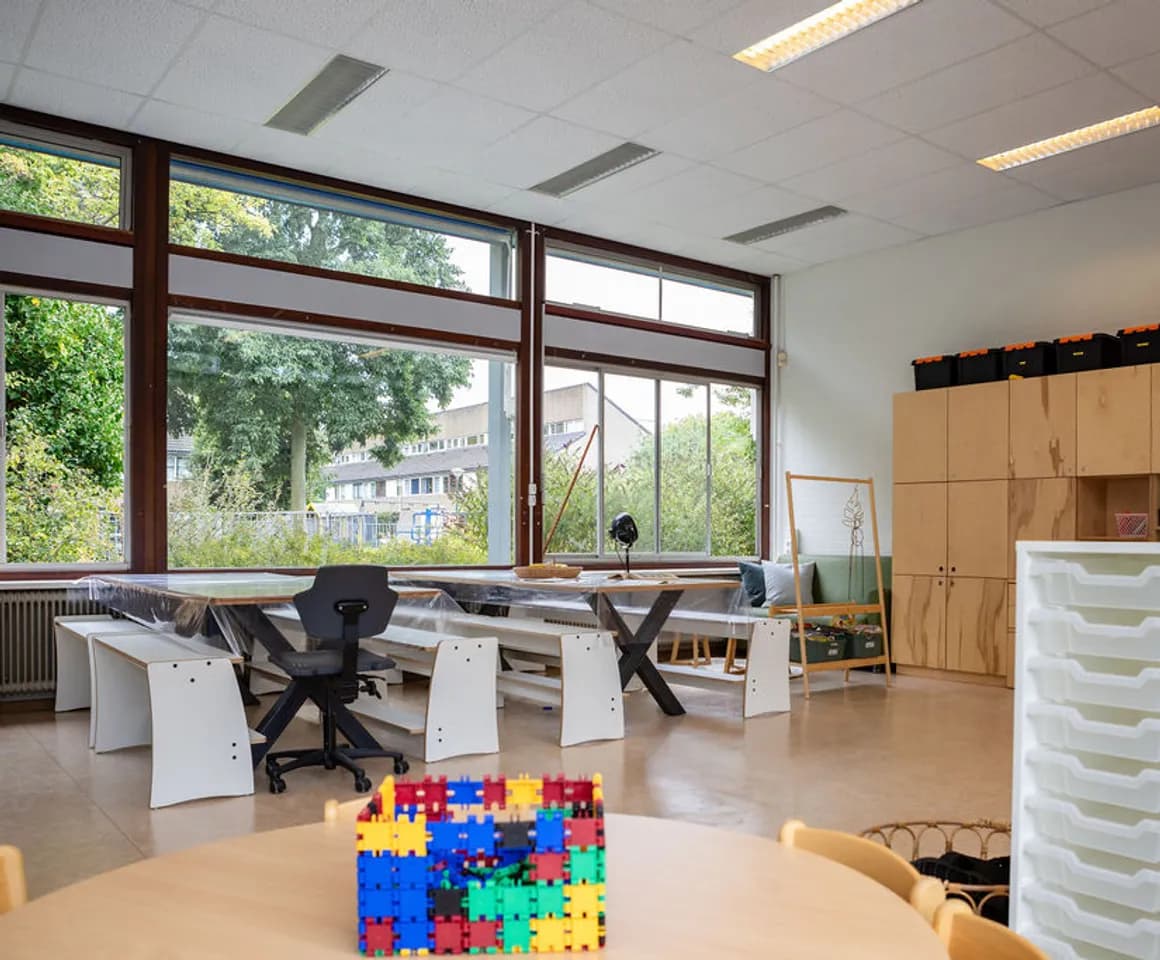 Binnenruimte BSO Zilvermaan Maarssen Kind&co ludens