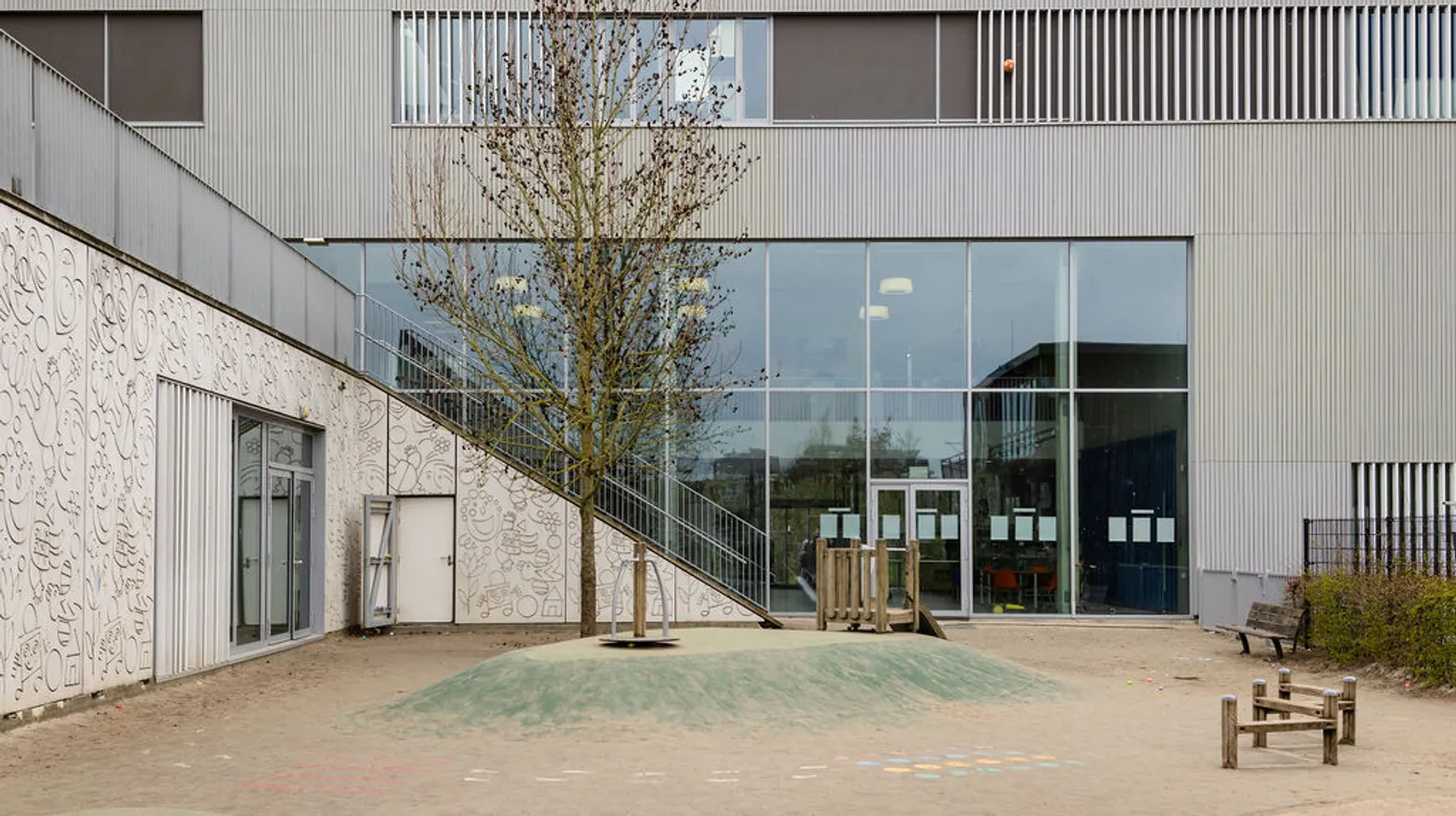 Buitenruimte van BSO Noorderbreedte, Kind&co ludens