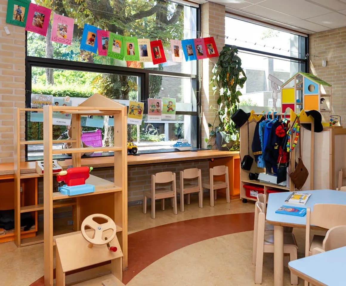 Binnenruimte PO Pluto Utrecht Kind&co ludens