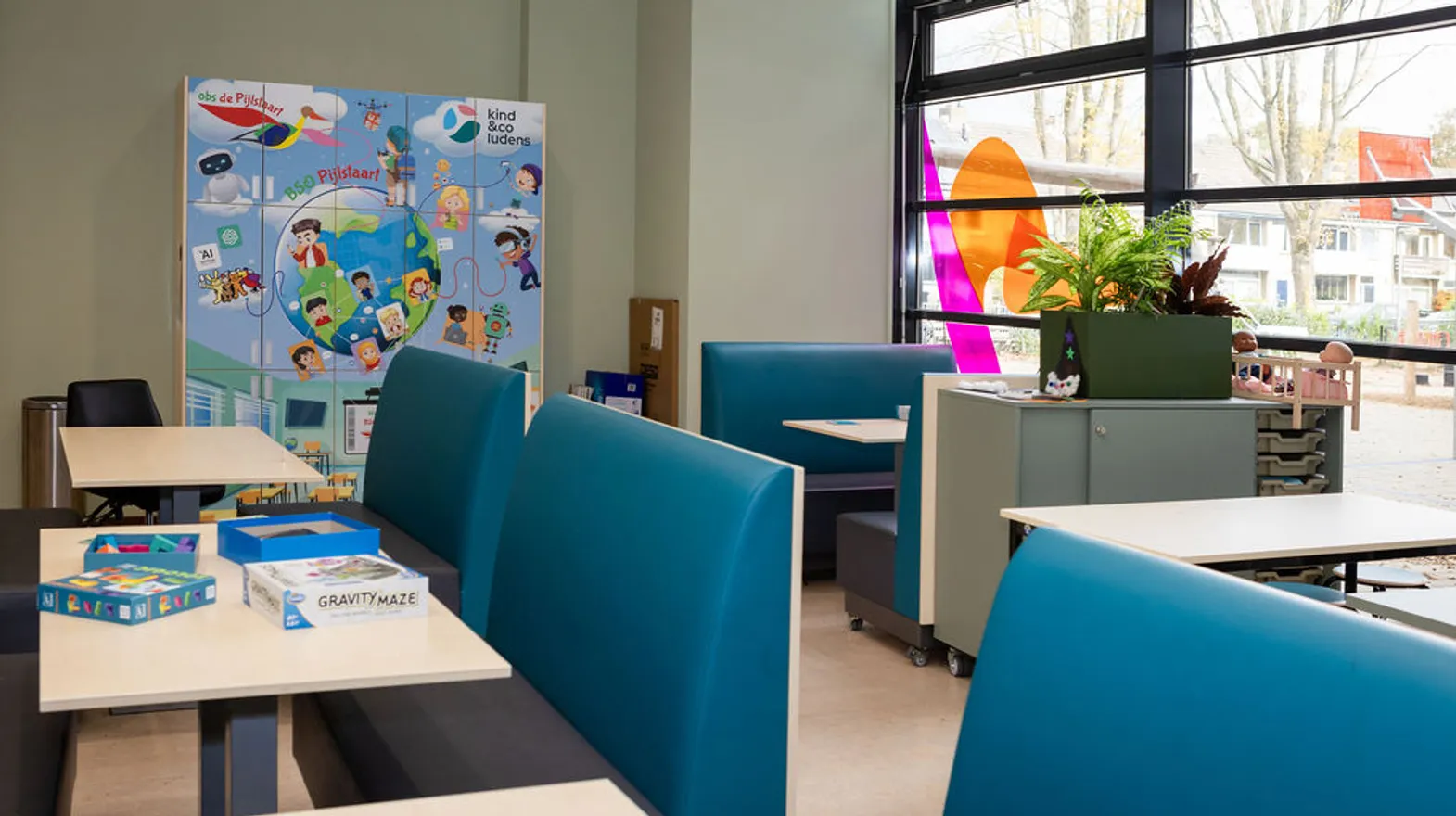 Binnenruimte BSO Pijlstaart Vinkeveen Kind&co ludens