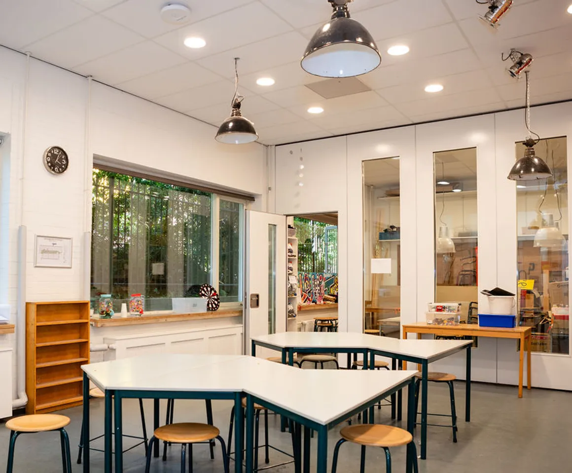 Binnenruimte van BSO Bellewites Buren Utrecht Kind&co ludens