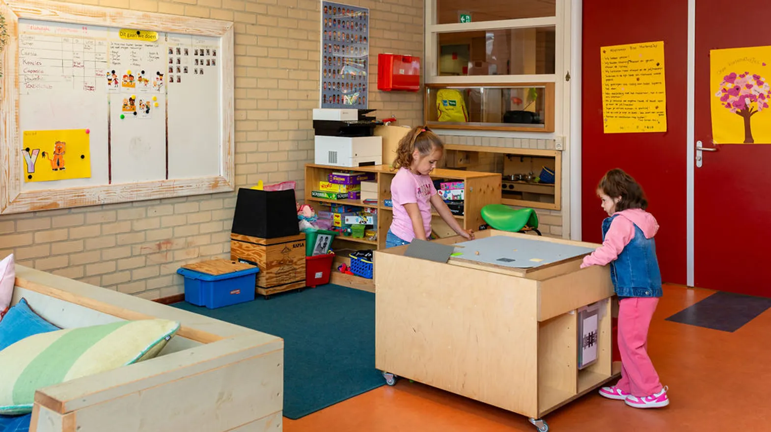 Binnenruimte van BSO Hartendief in Utrecht Kind&co ludens