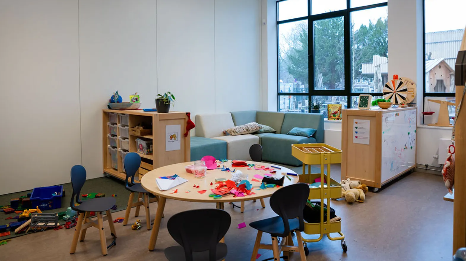 De groepsruimte van BSO Kikkersloot van Kind&co ludens