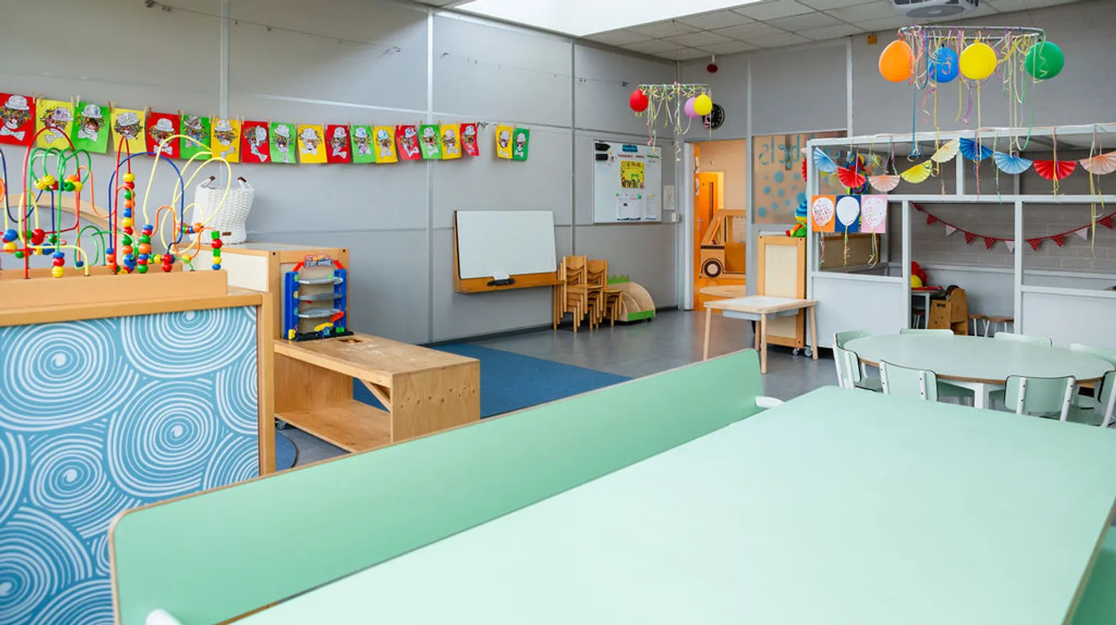 De groepsruimte van peuteropvang waterwereld bij kinderopvang Kind&co Ludens