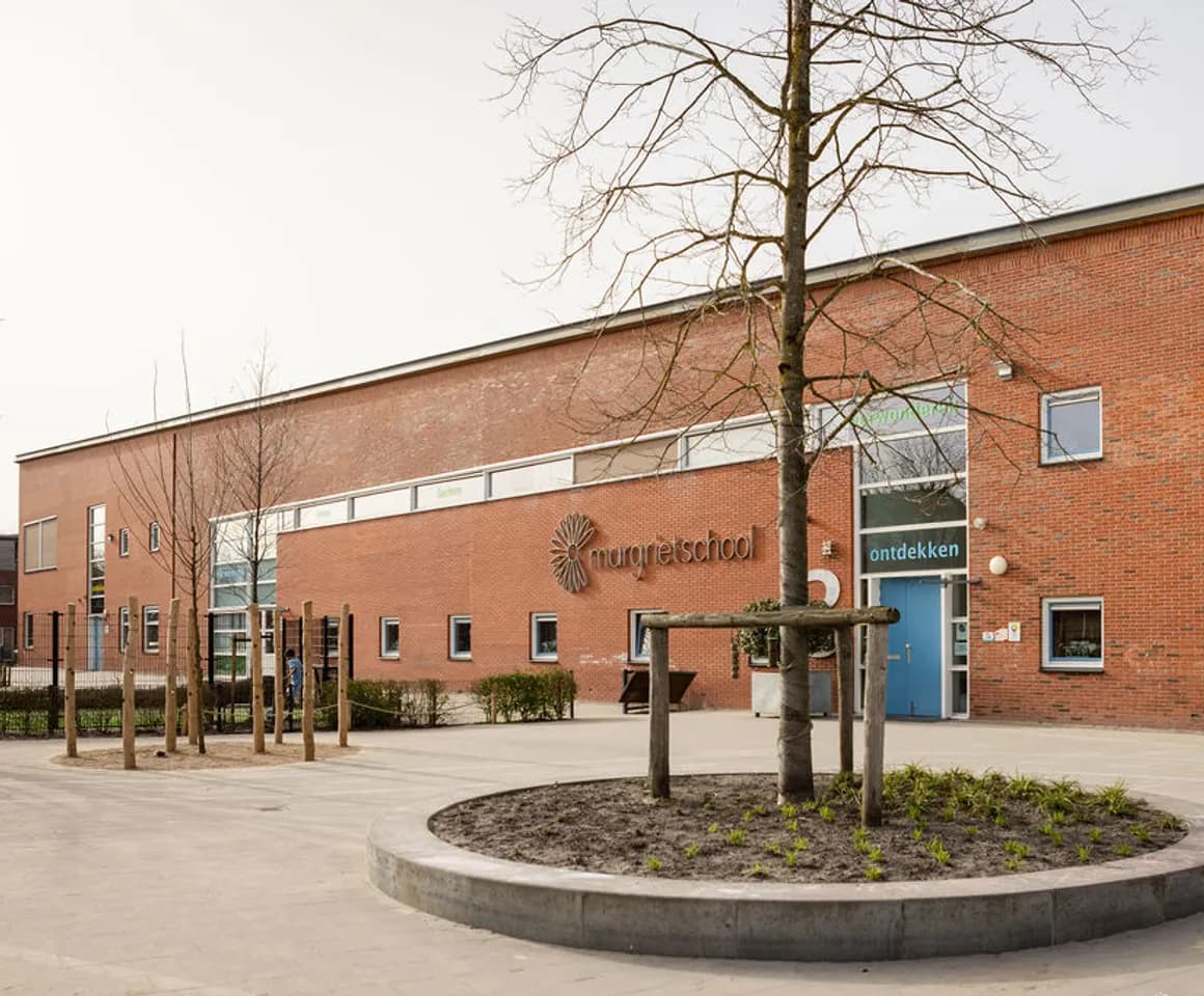 Buitenruimte van BSO Belhamels, Kind&co ludens