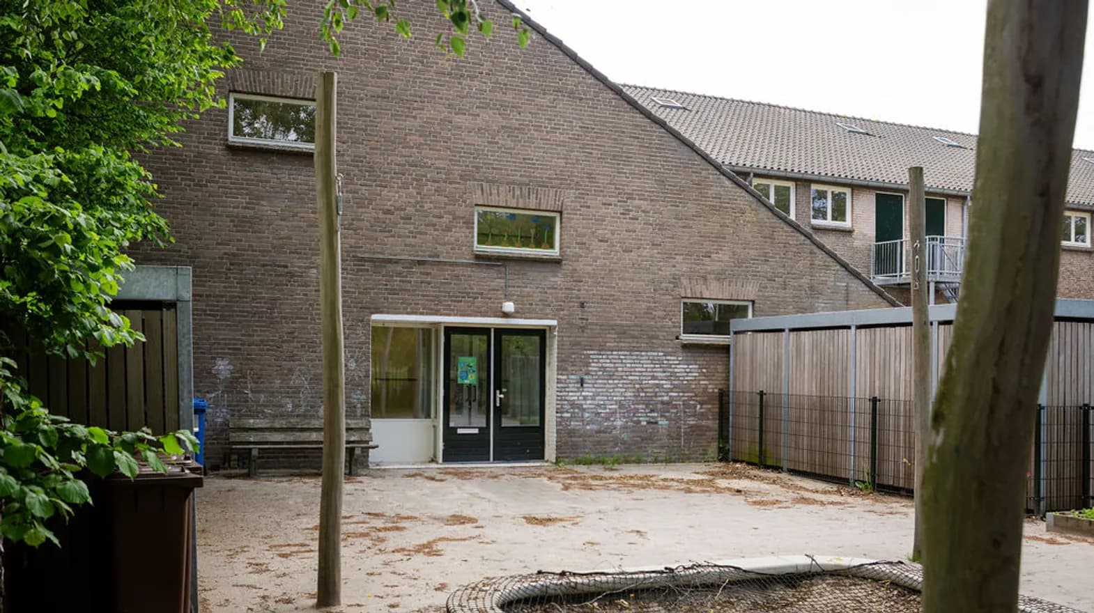 Buitenruimte van BSO Pebbles, Kind&co ludens