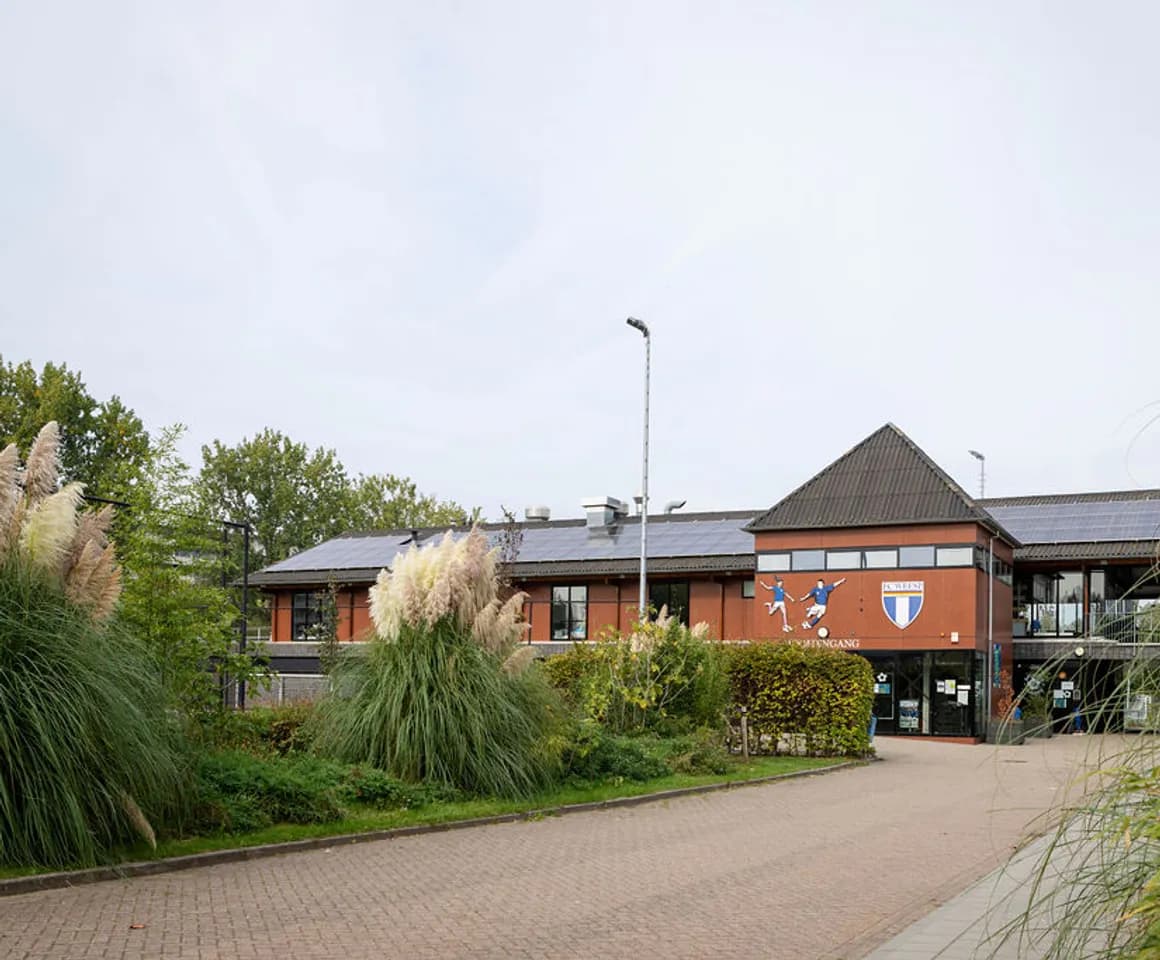 Voorgevel BSO Weespervelden Weesp Kind&co ludens