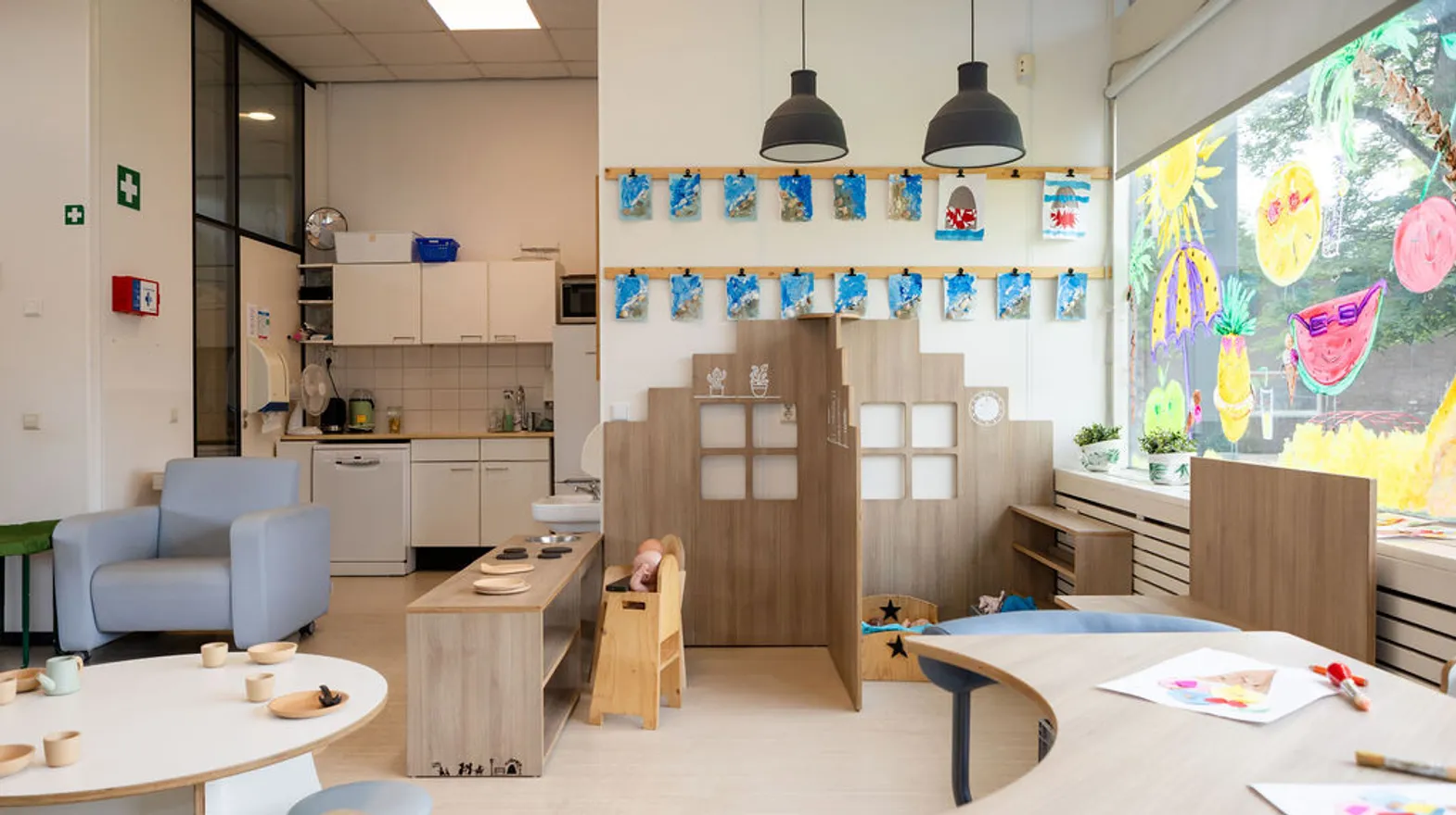 Binnenruimte KDV Duimenlijn Maarssen Kind&co ludens