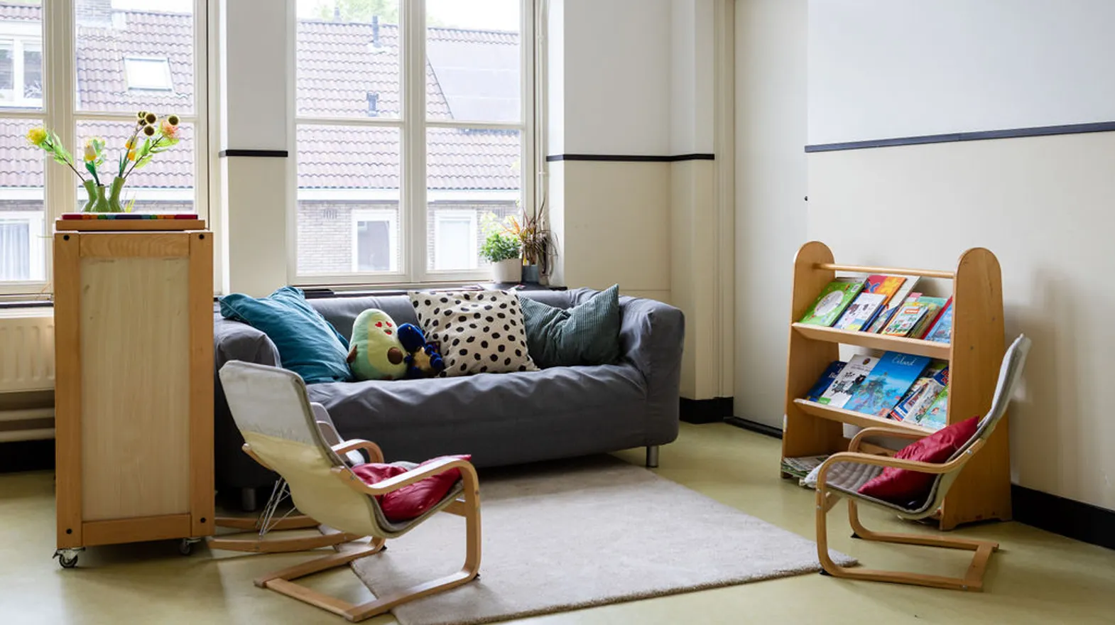 Binnenruimte van BSO Pebbles, Kind&co ludens